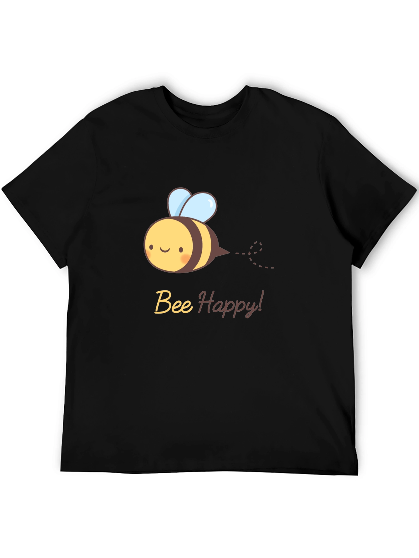 Bee Happy T-Shirt - Cute Cartoon Bee Design