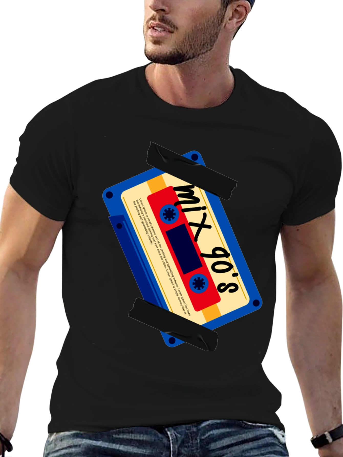 Retro Mix 90s Cassette T-Shirt