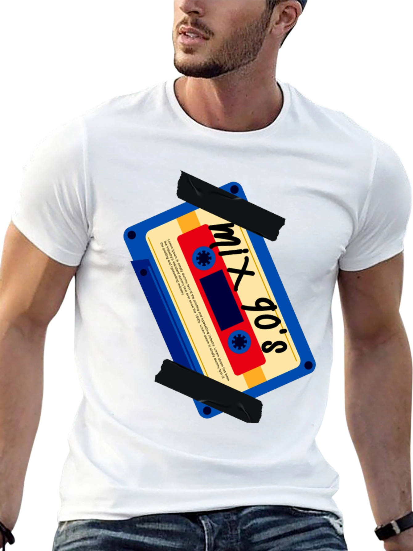 Retro Mix 90s Cassette T-Shirt