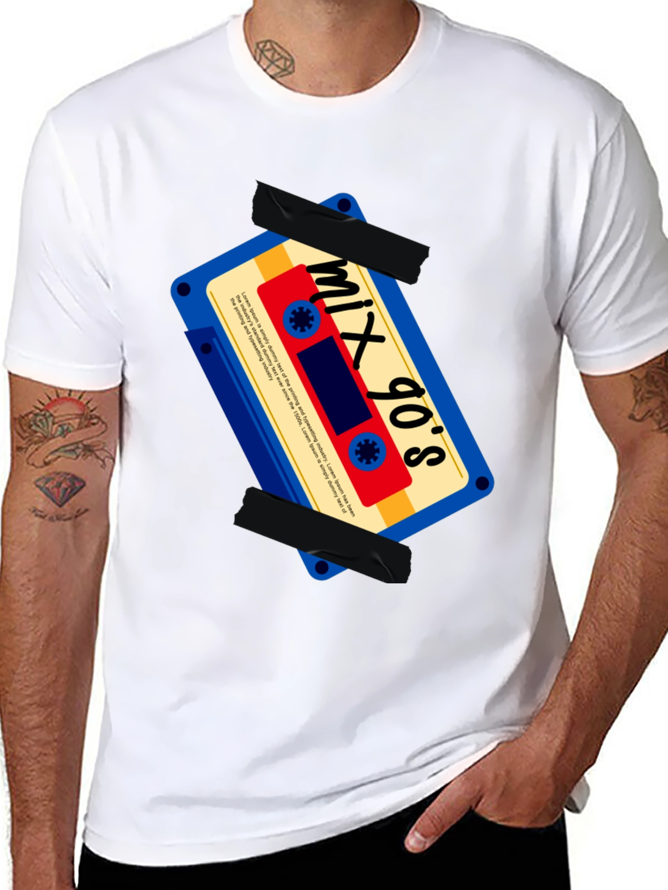 Retro Mix 90s Cassette T-Shirt