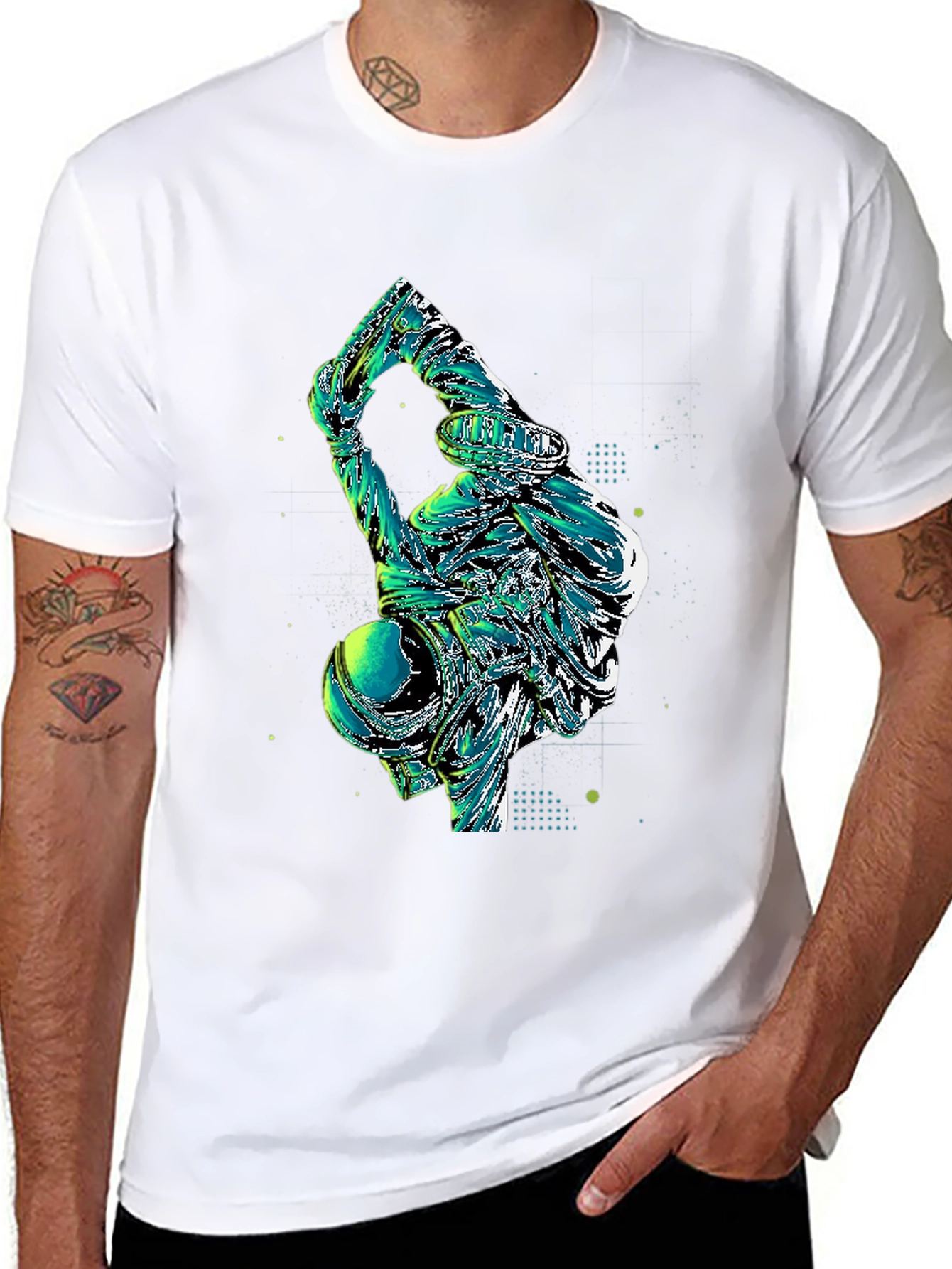 Abstract Dancer Graphic T-Shirt