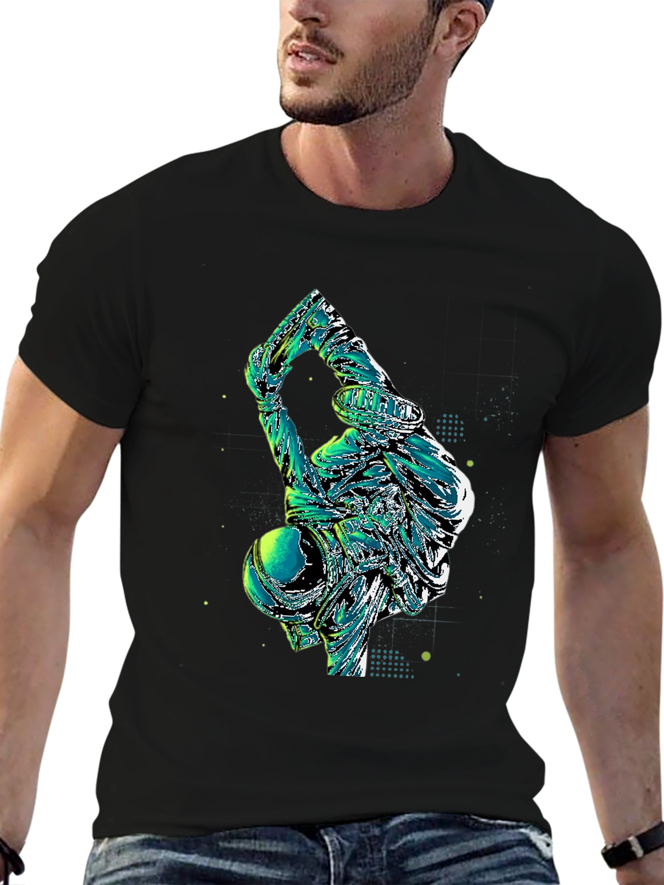 Abstract Dancer Graphic T-Shirt