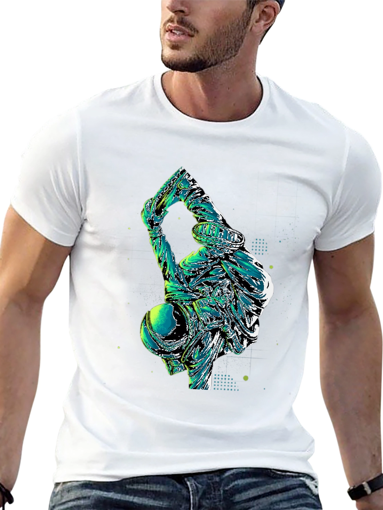 Abstract Dancer Graphic T-Shirt