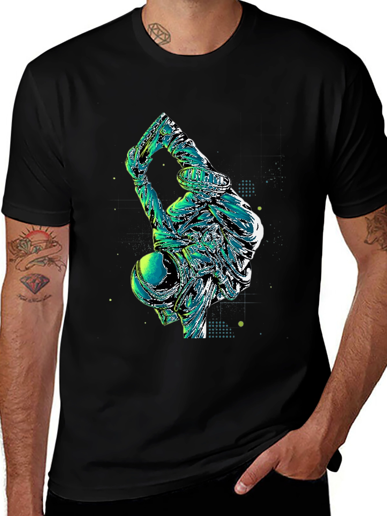 Abstract Dancer Graphic T-Shirt