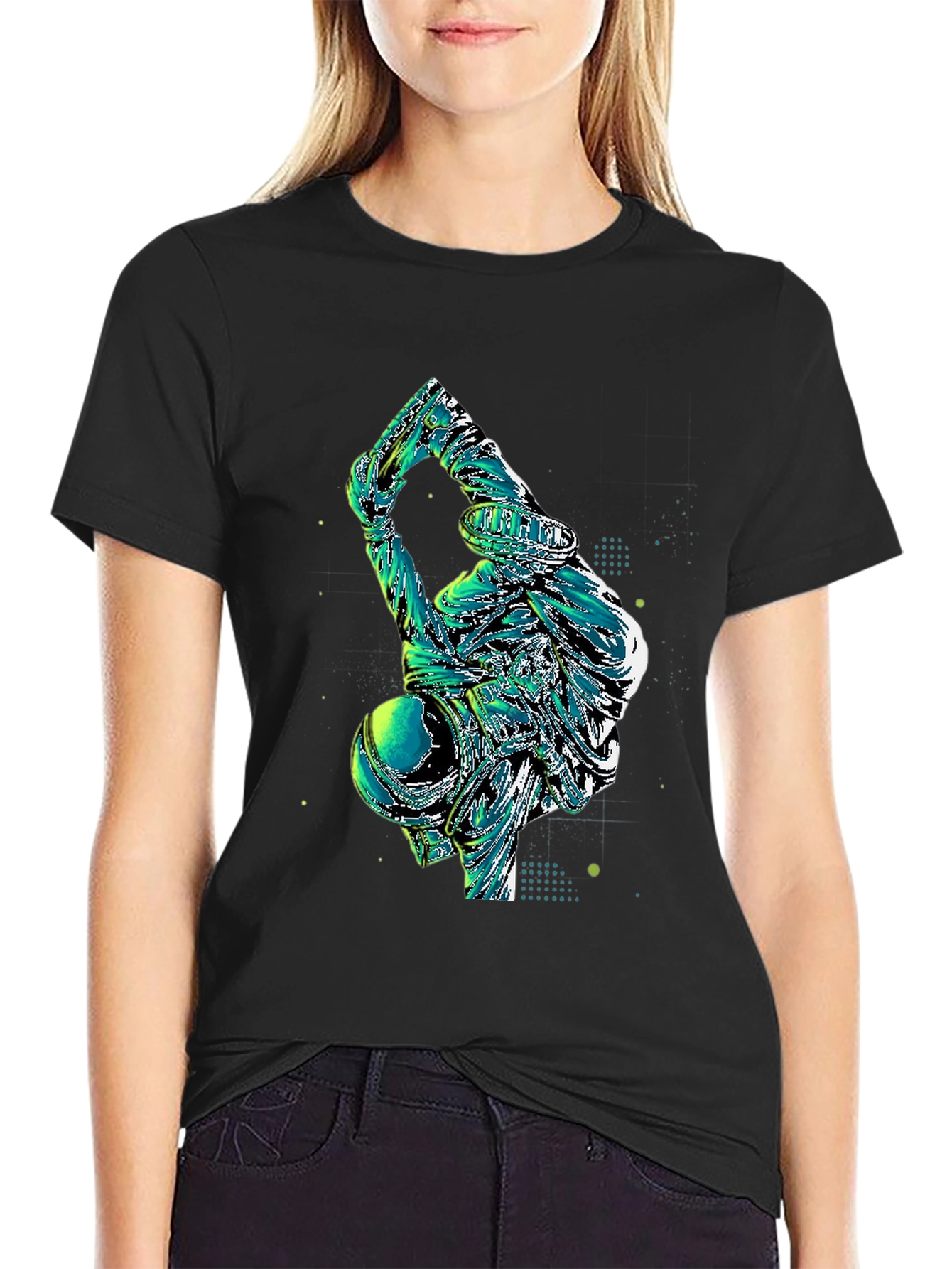 Abstract Dancer Graphic T-Shirt