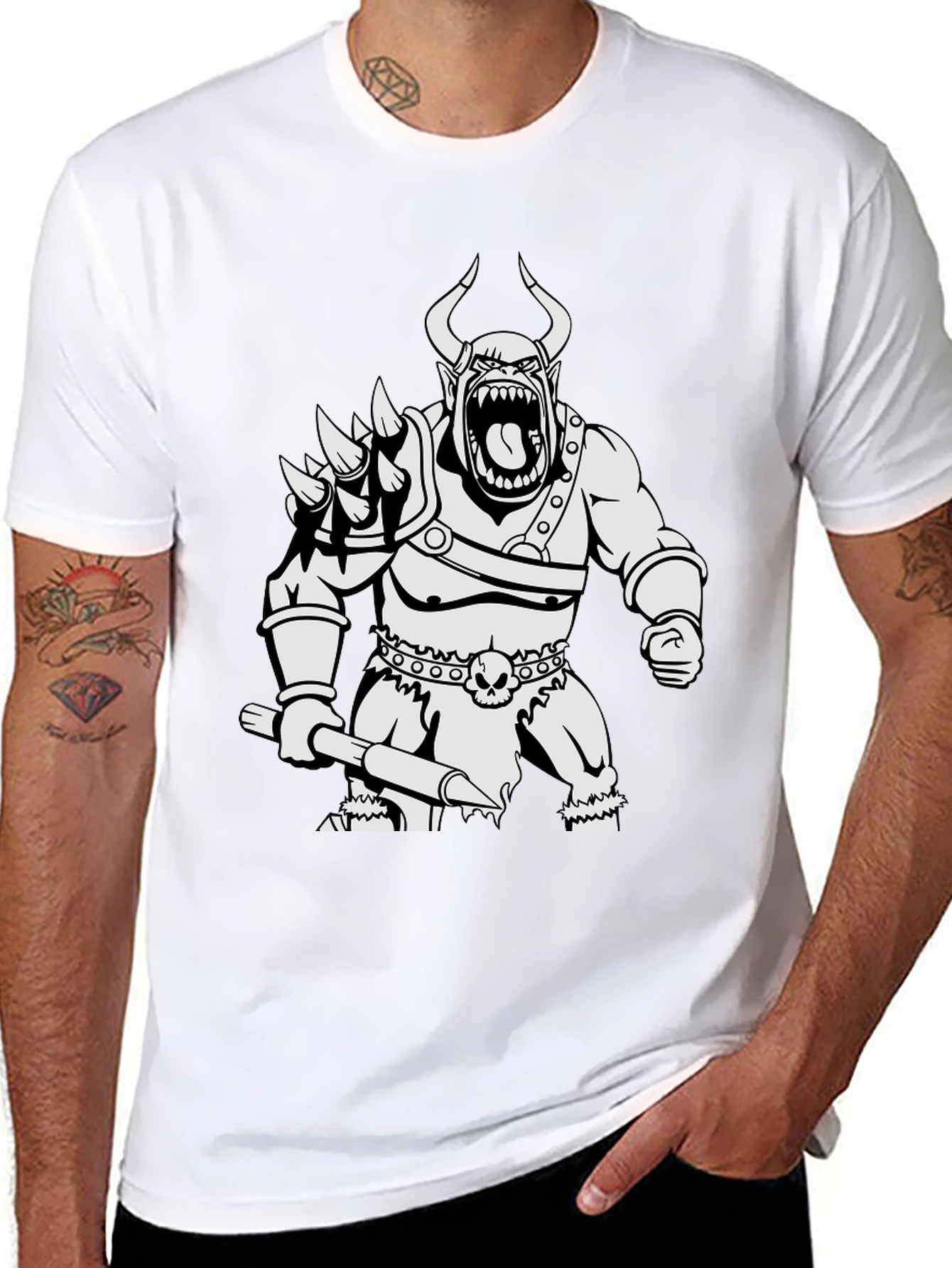 Orc Warrior Graphic T-Shirt