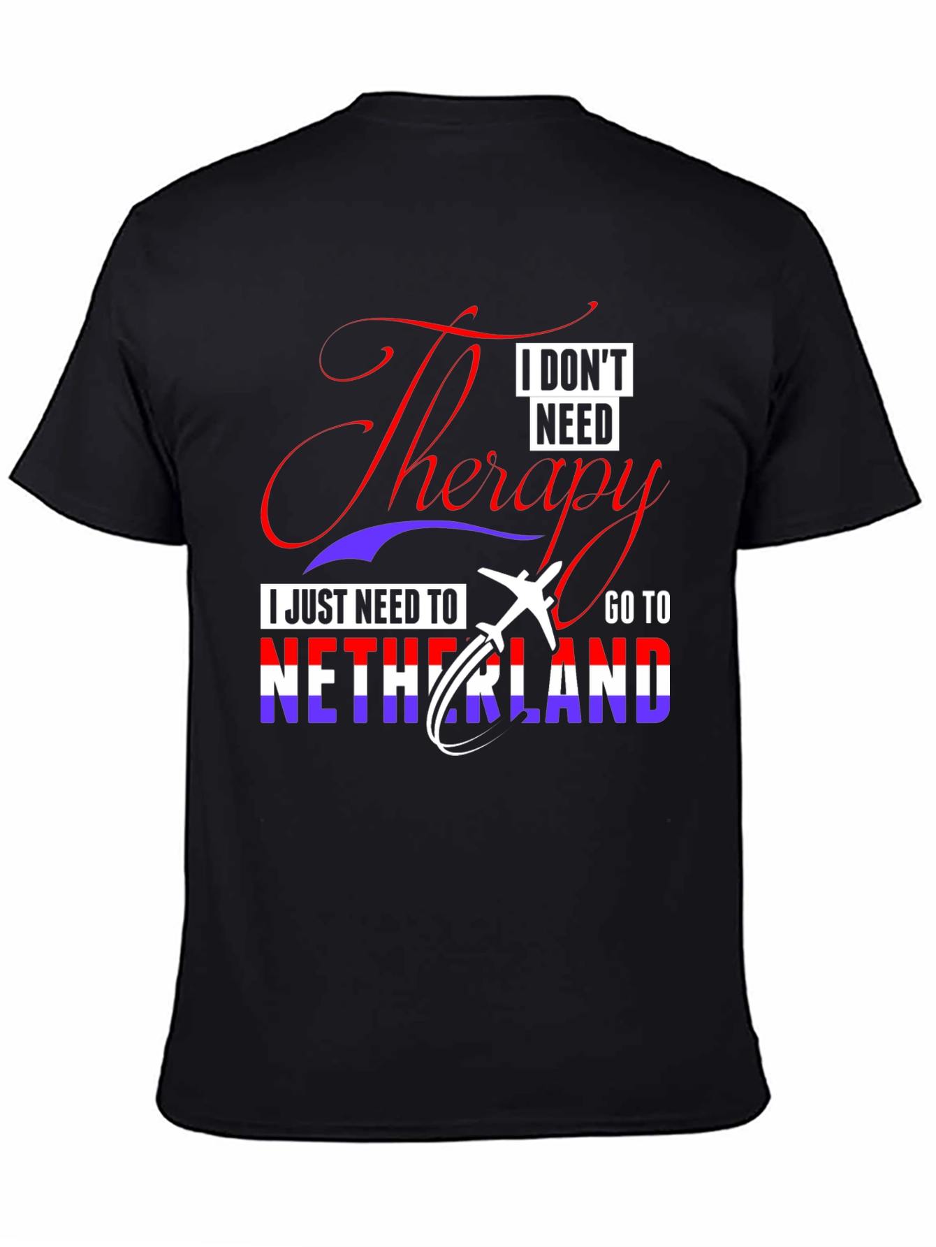 Netherlands Travel Therapy Graphic T-Shirt