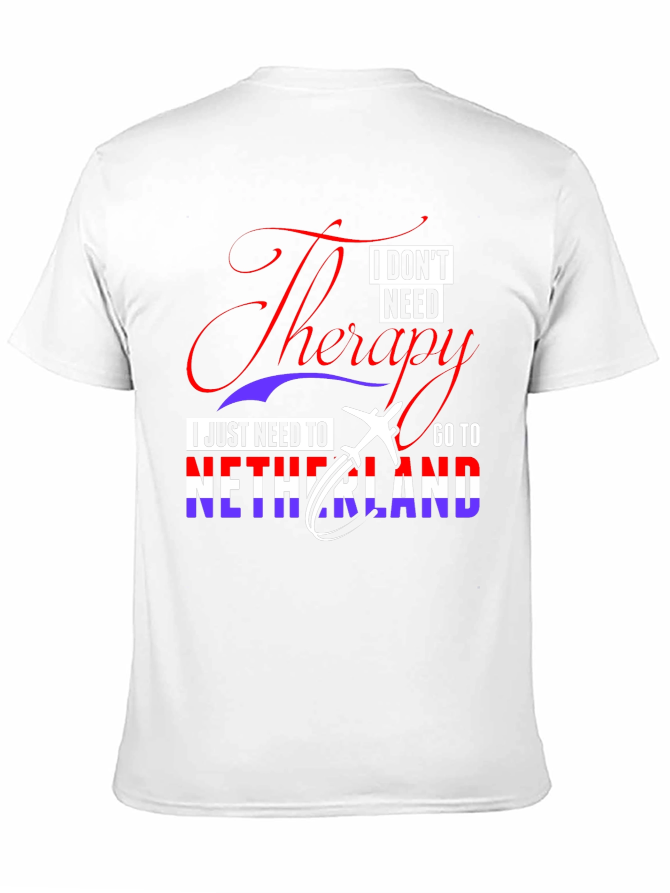 Netherlands Travel Therapy Graphic T-Shirt