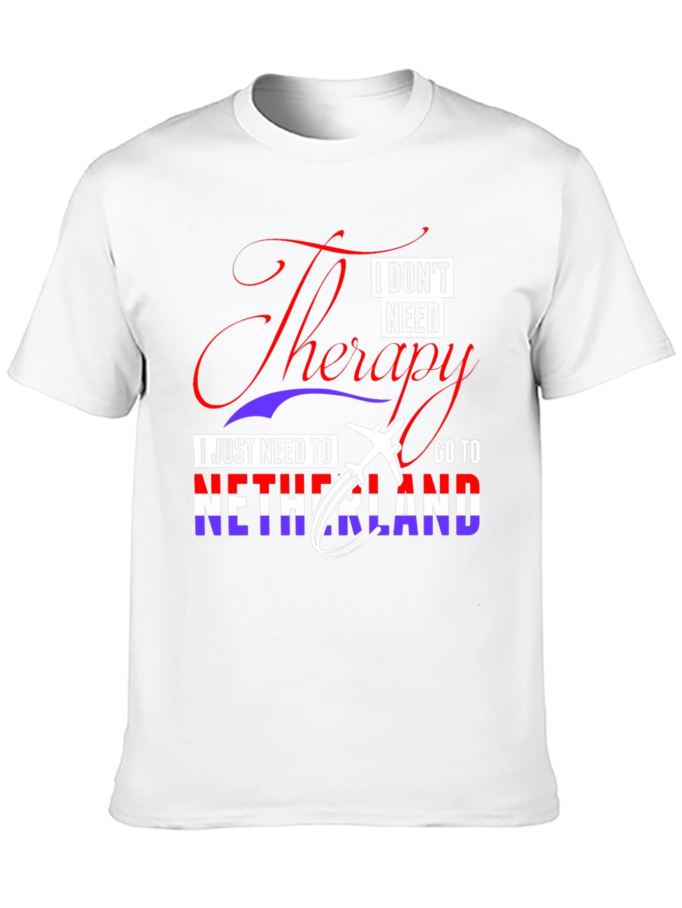Netherlands Travel Therapy Graphic T-Shirt