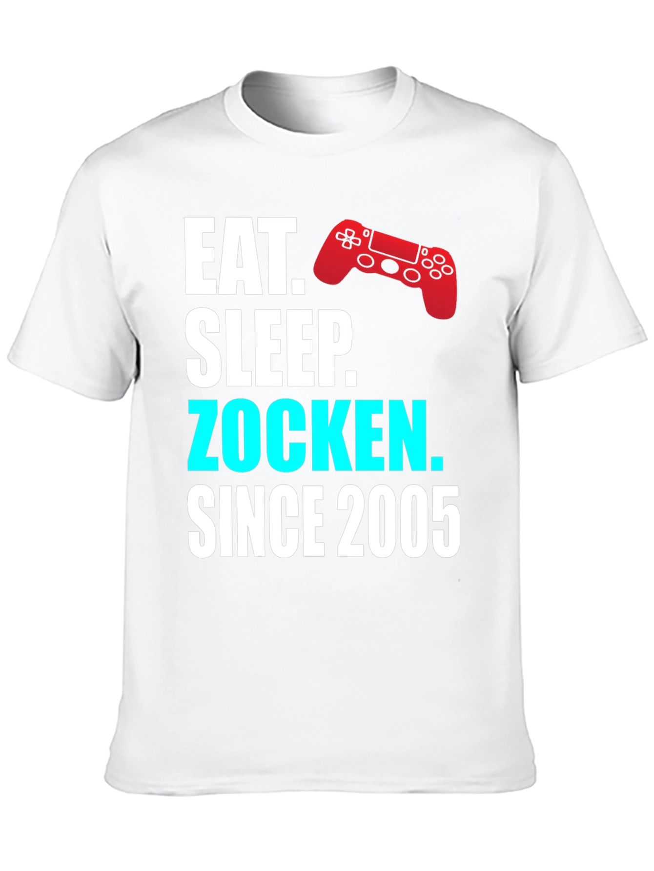 Eat Sleep Zocken Since 2005 Gamer T-Shirt