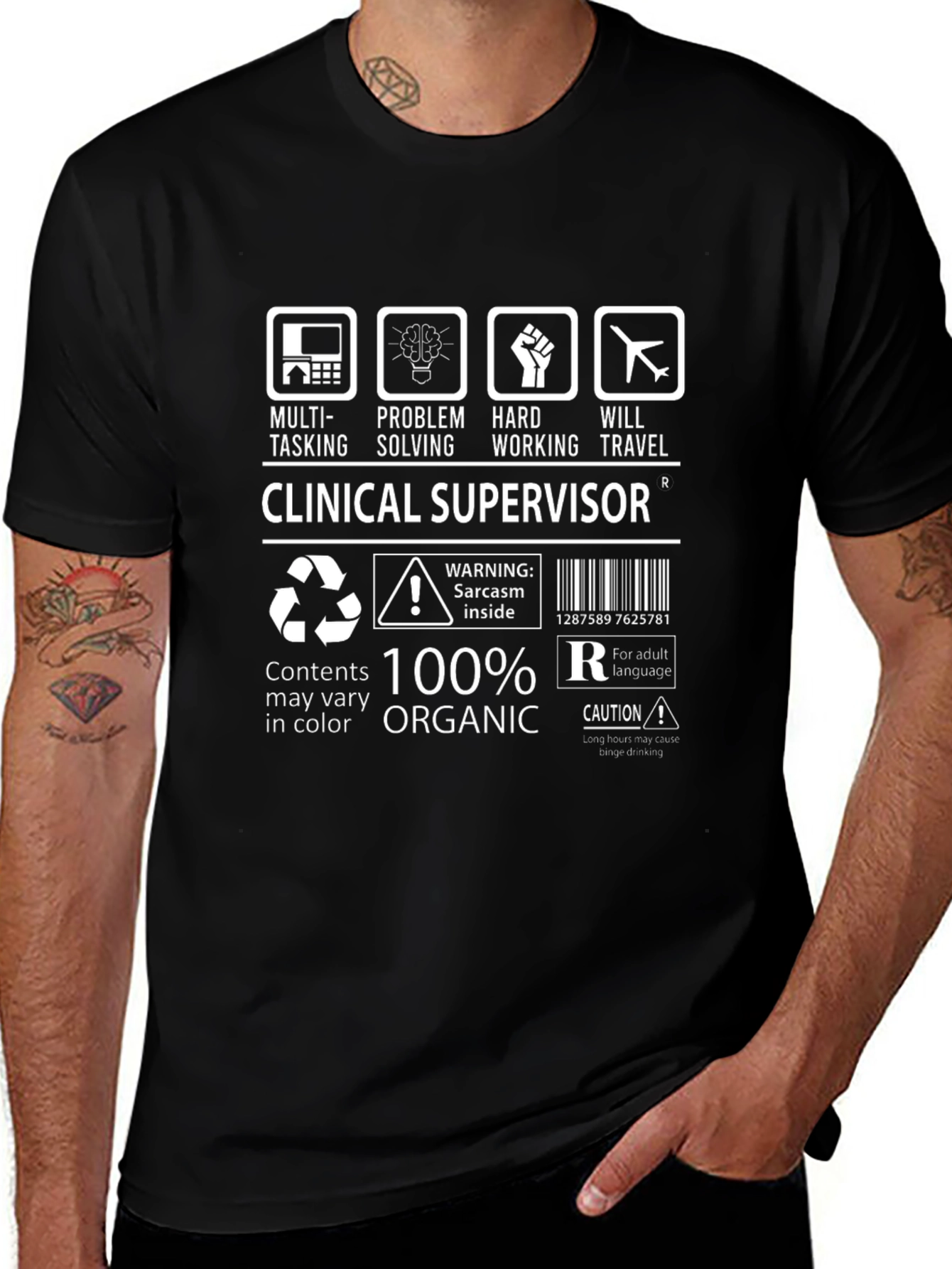Clinical Supervisor Organic Cotton T-Shirt