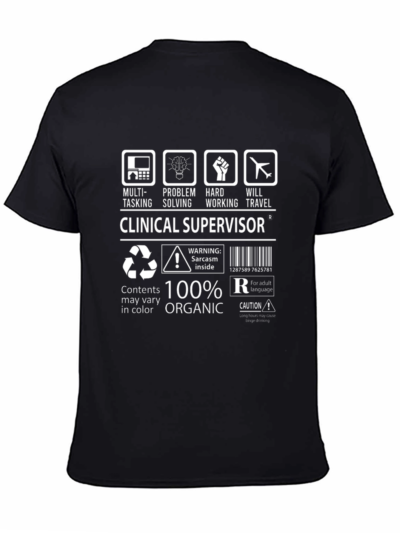 Clinical Supervisor Organic Cotton T-Shirt