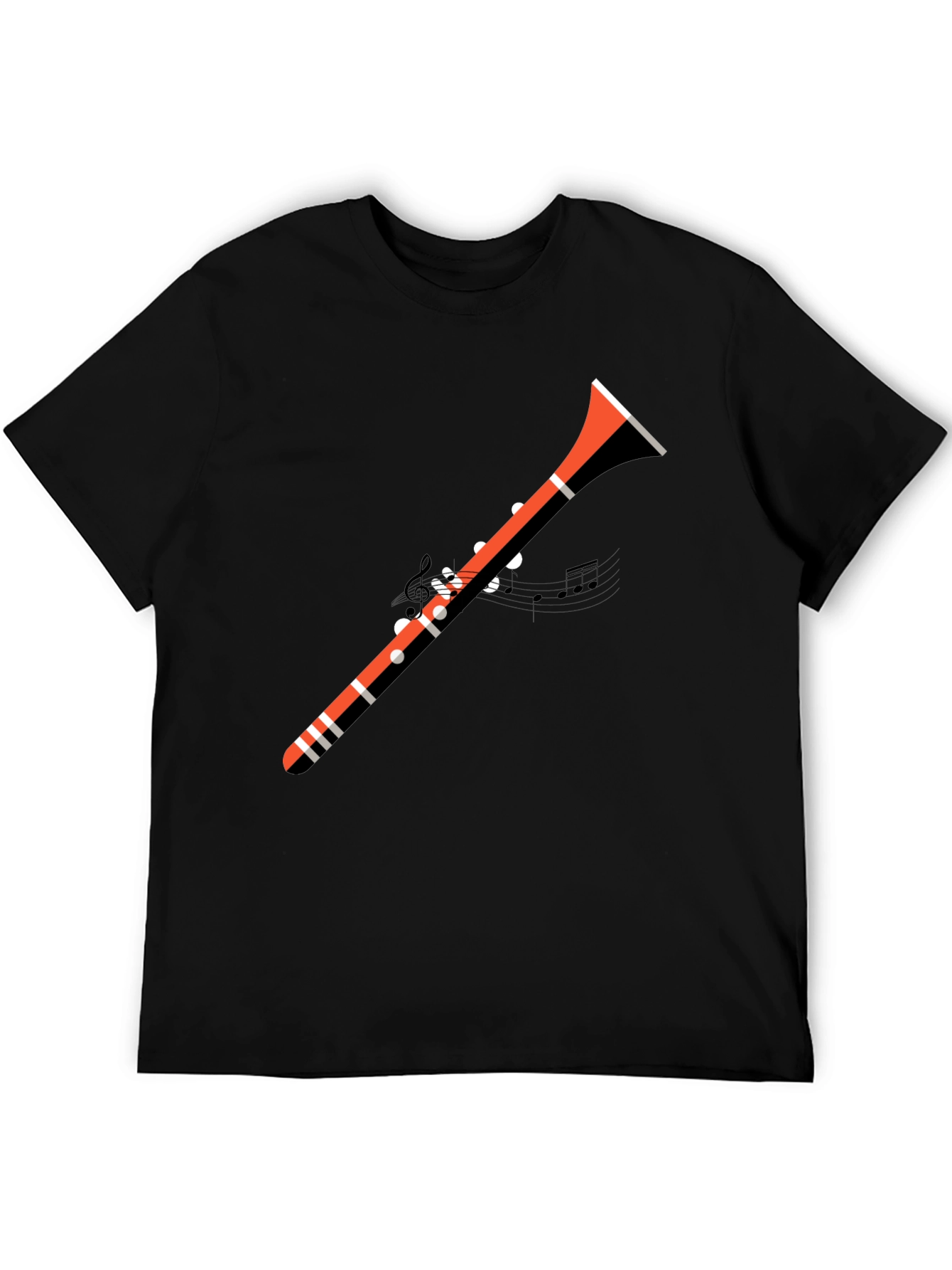 Clarinet Music Graphic Tee Shirt