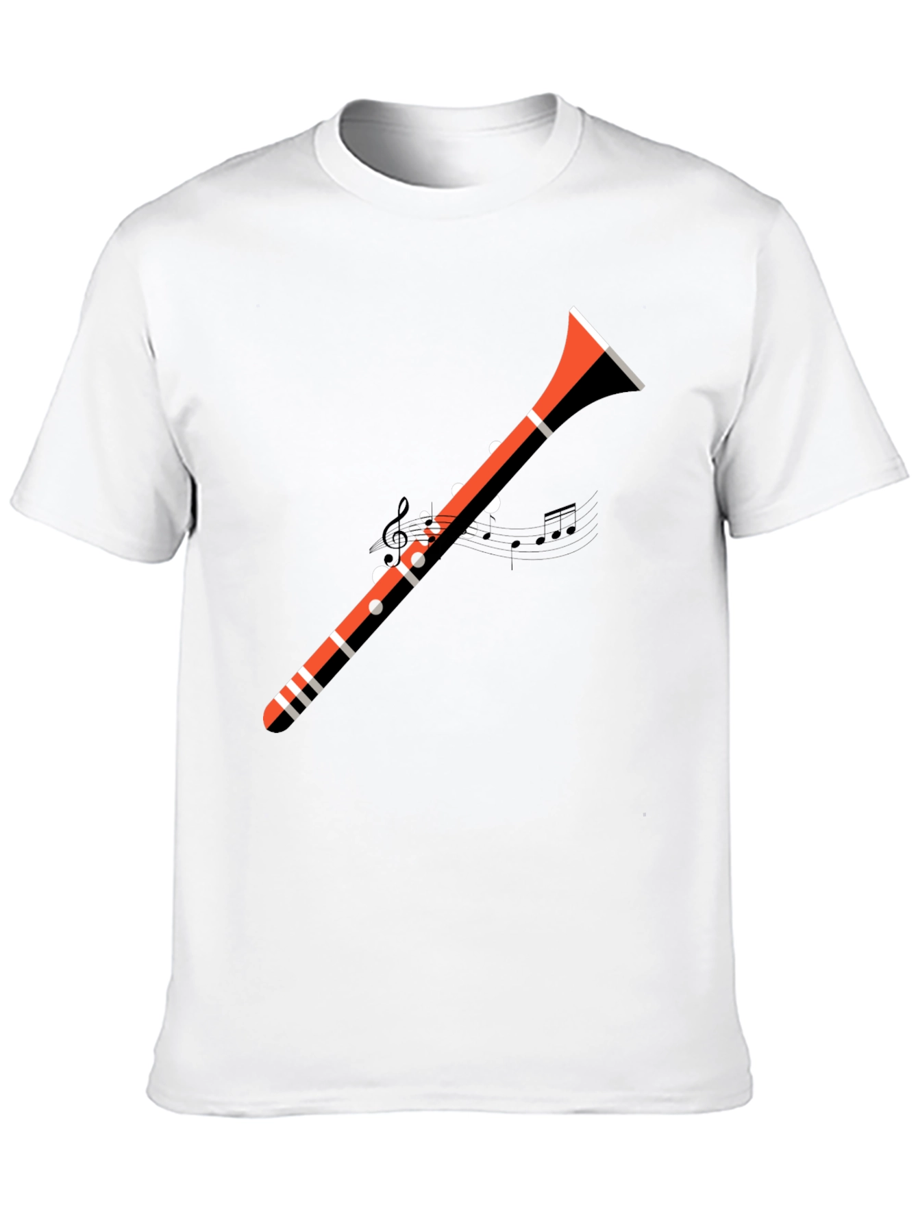 Clarinet Music Graphic Tee Shirt