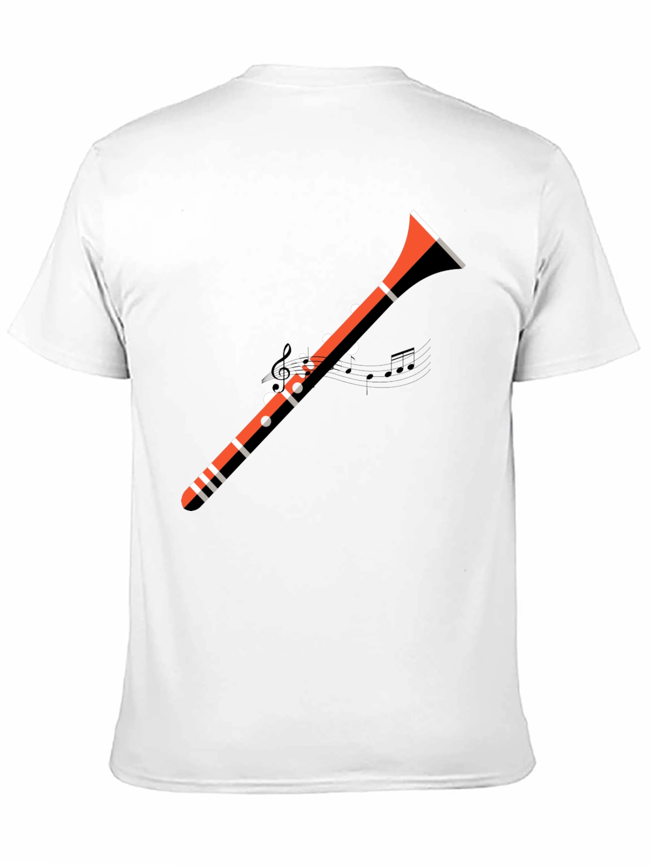Clarinet Music Graphic Tee Shirt