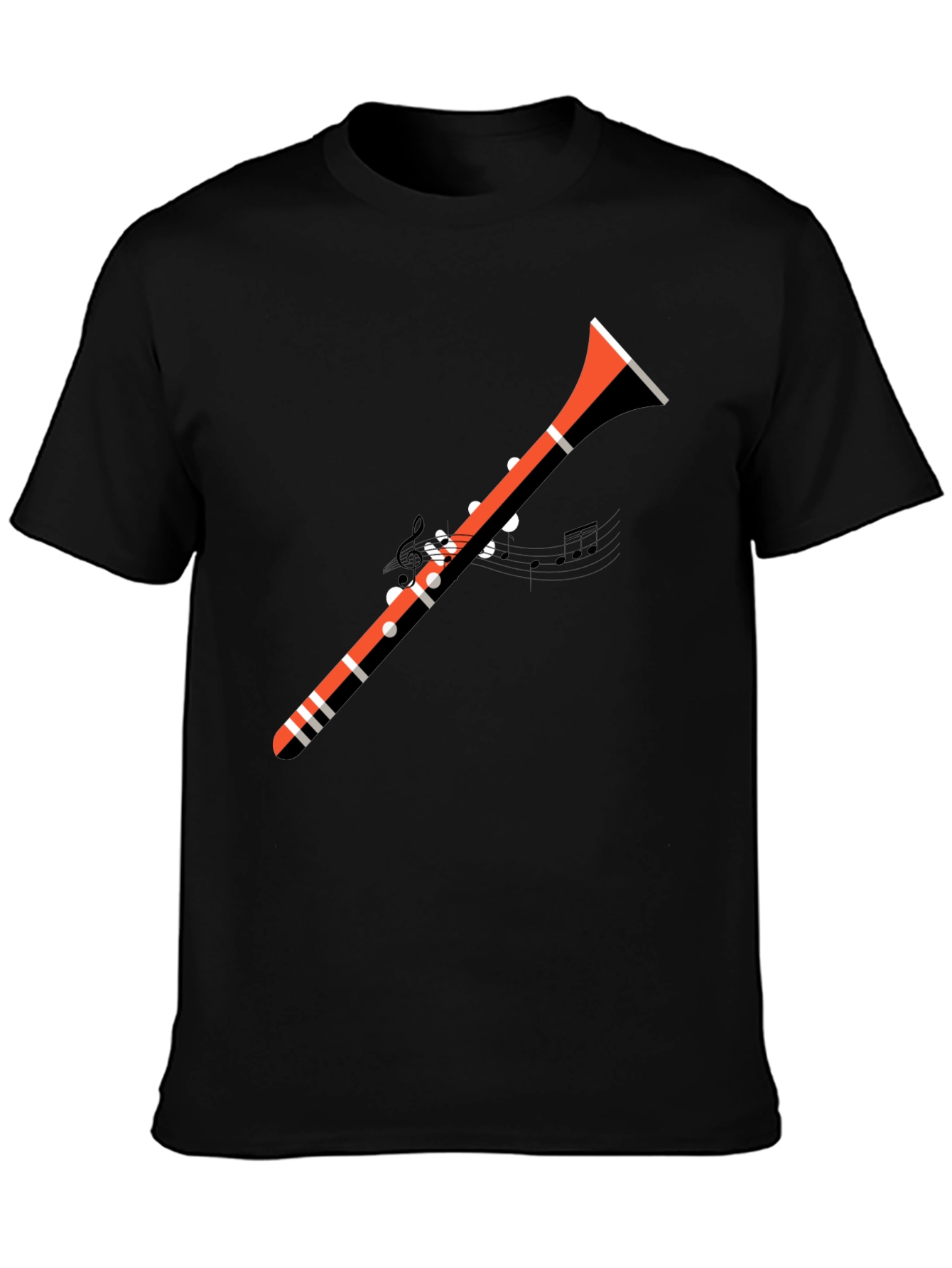 Clarinet Music Graphic Tee Shirt