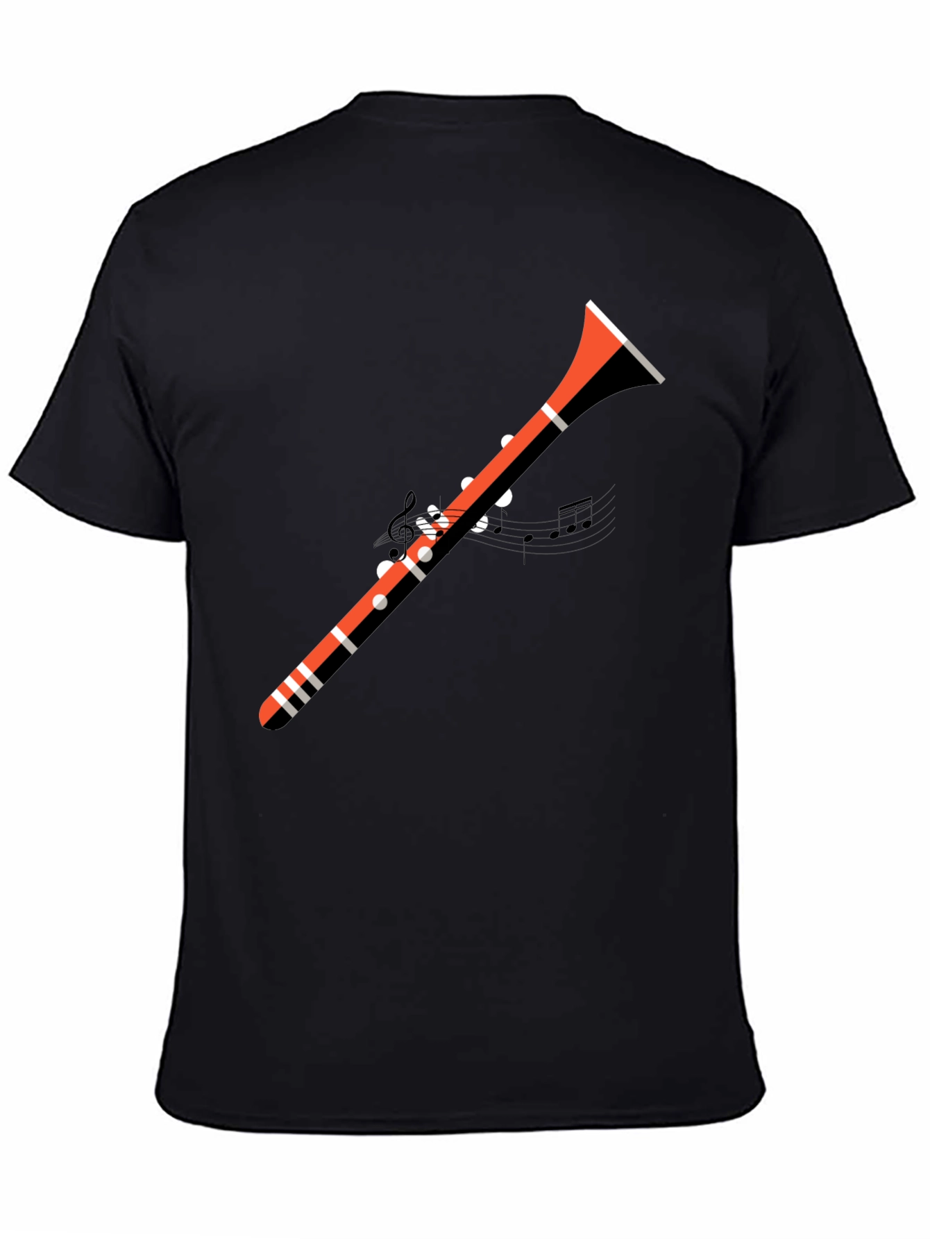 Clarinet Music Graphic Tee Shirt