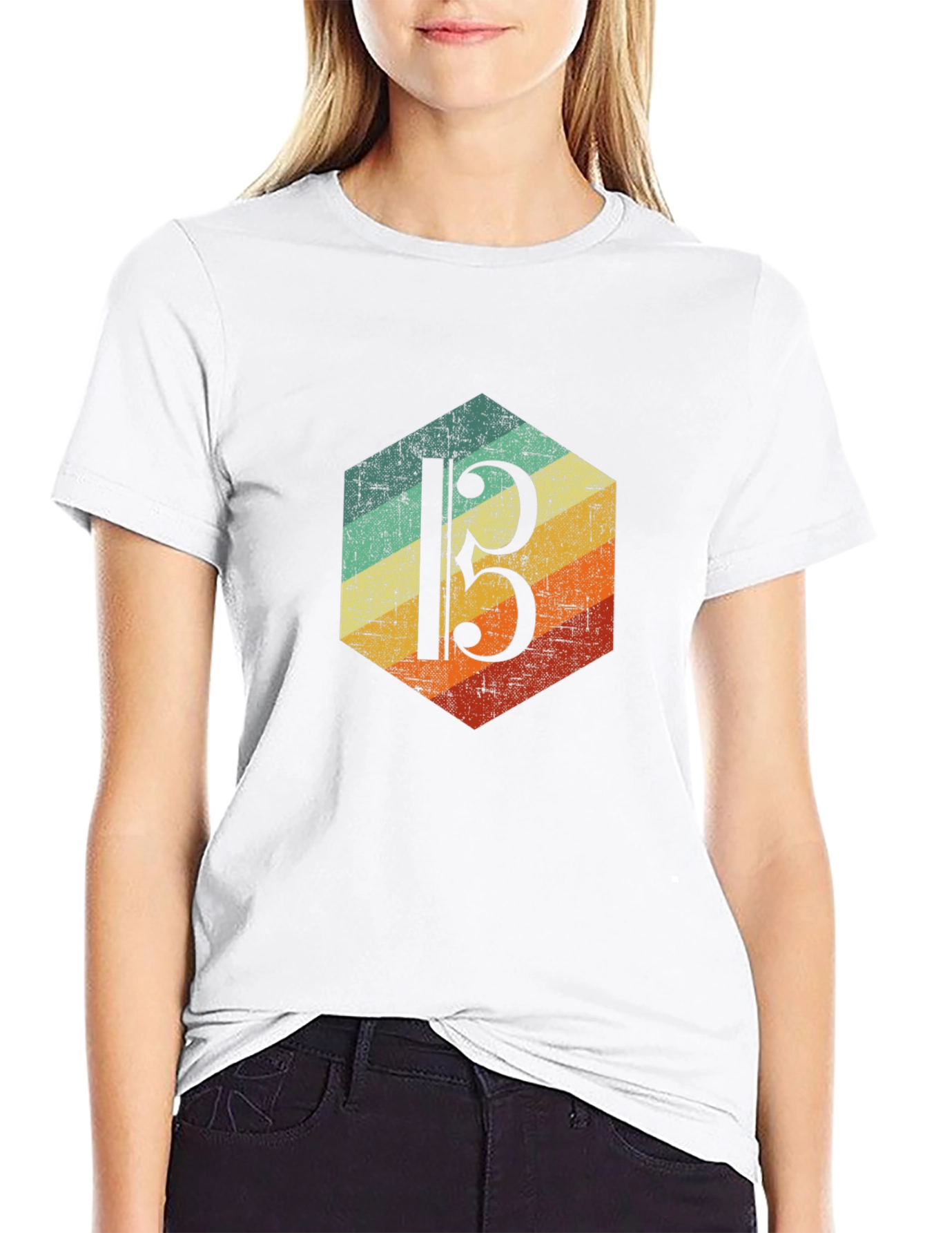 Retro Viola Clef Music T-Shirt
