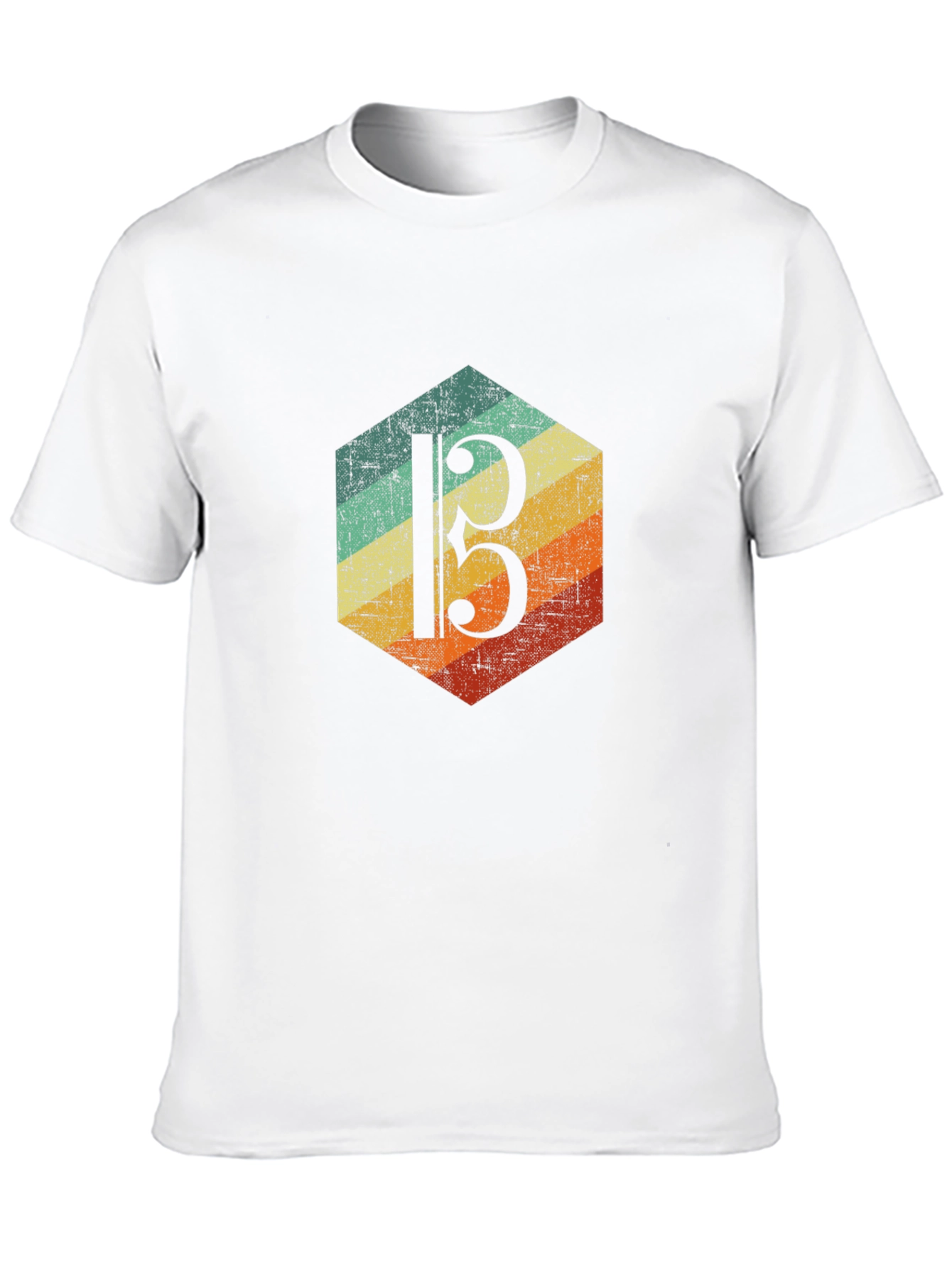 Retro Viola Clef Music T-Shirt