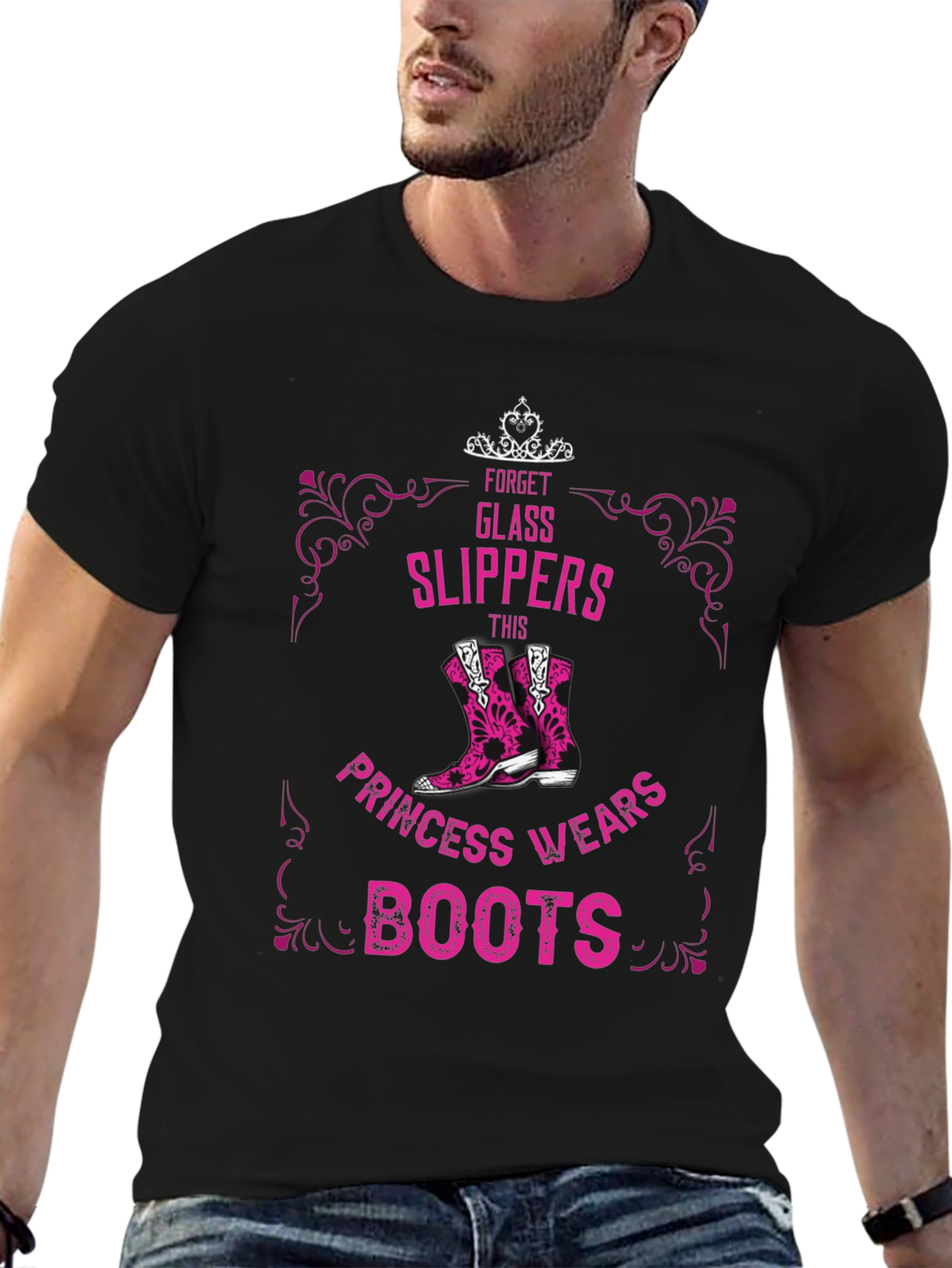 Princess Wears Boots T-Shirt - Country Girl Style