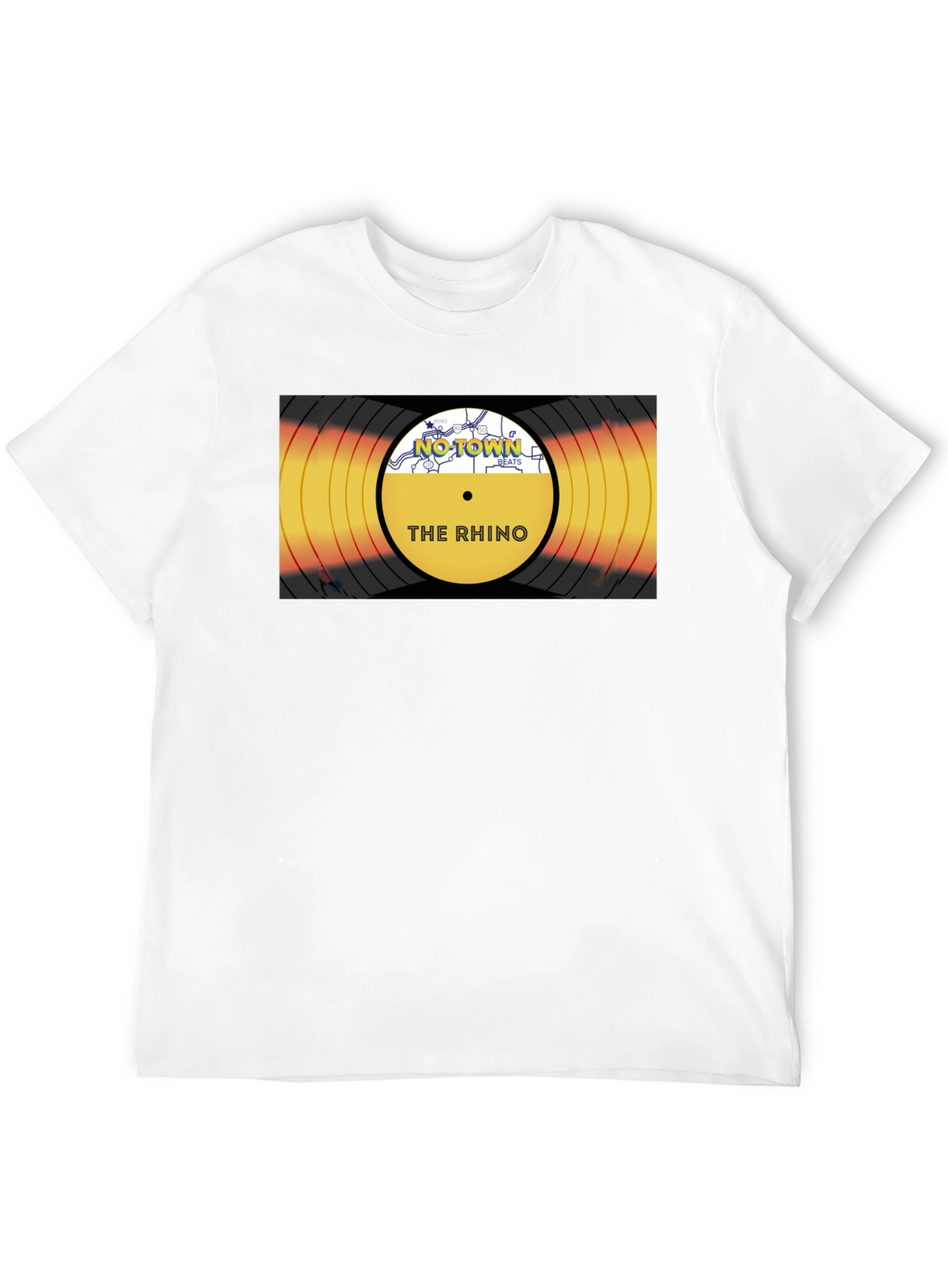 The Rhino Record T-Shirt - Black