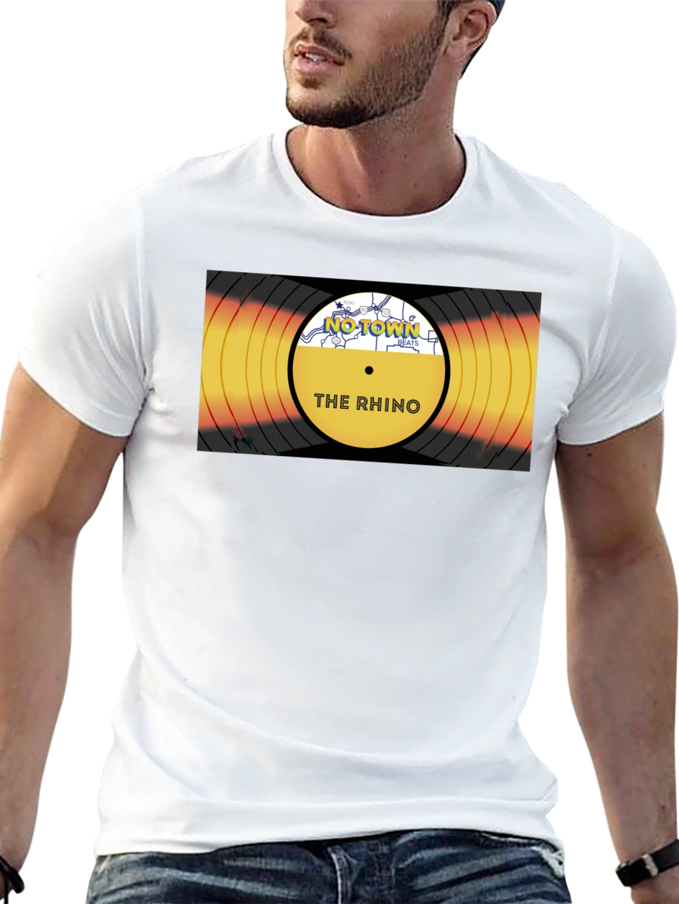 The Rhino Record T-Shirt - Black