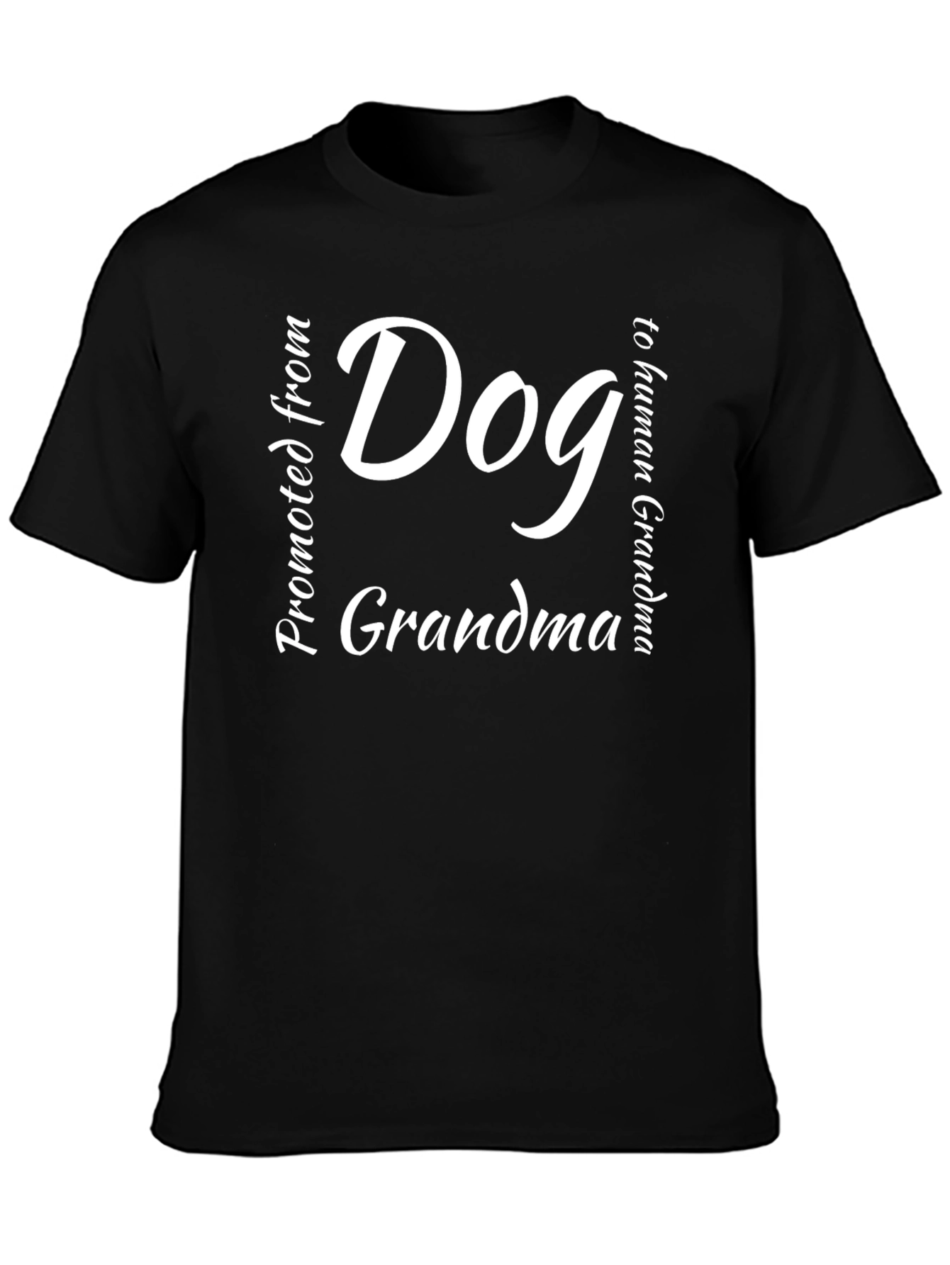 Dog Grandma T-Shirt - Promoted to Human Grandma