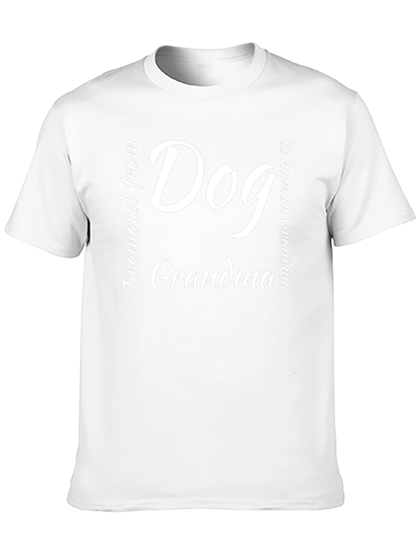 Dog Grandma T-Shirt - Promoted to Human Grandma