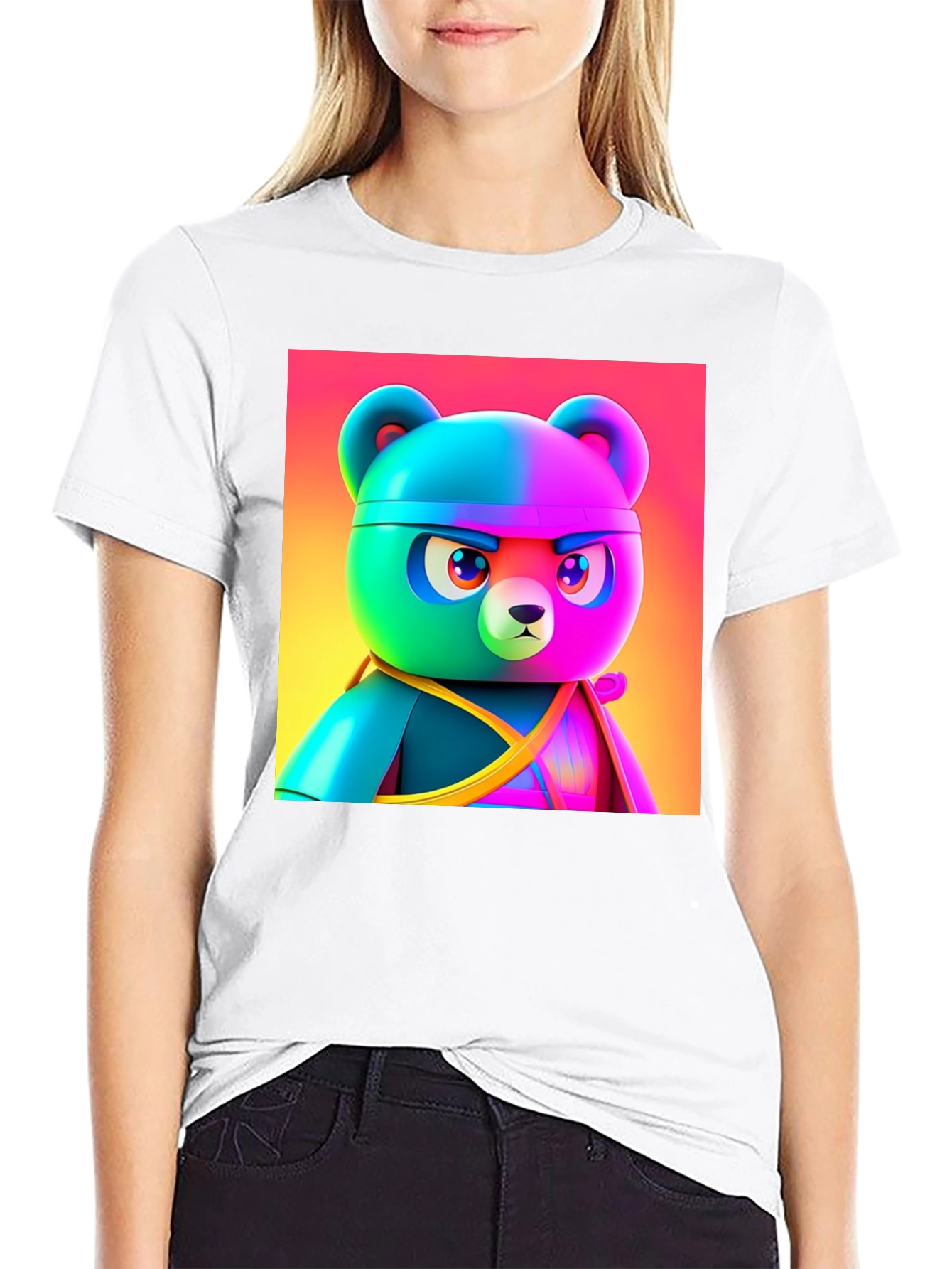 Cool Cartoon Bear T-Shirt