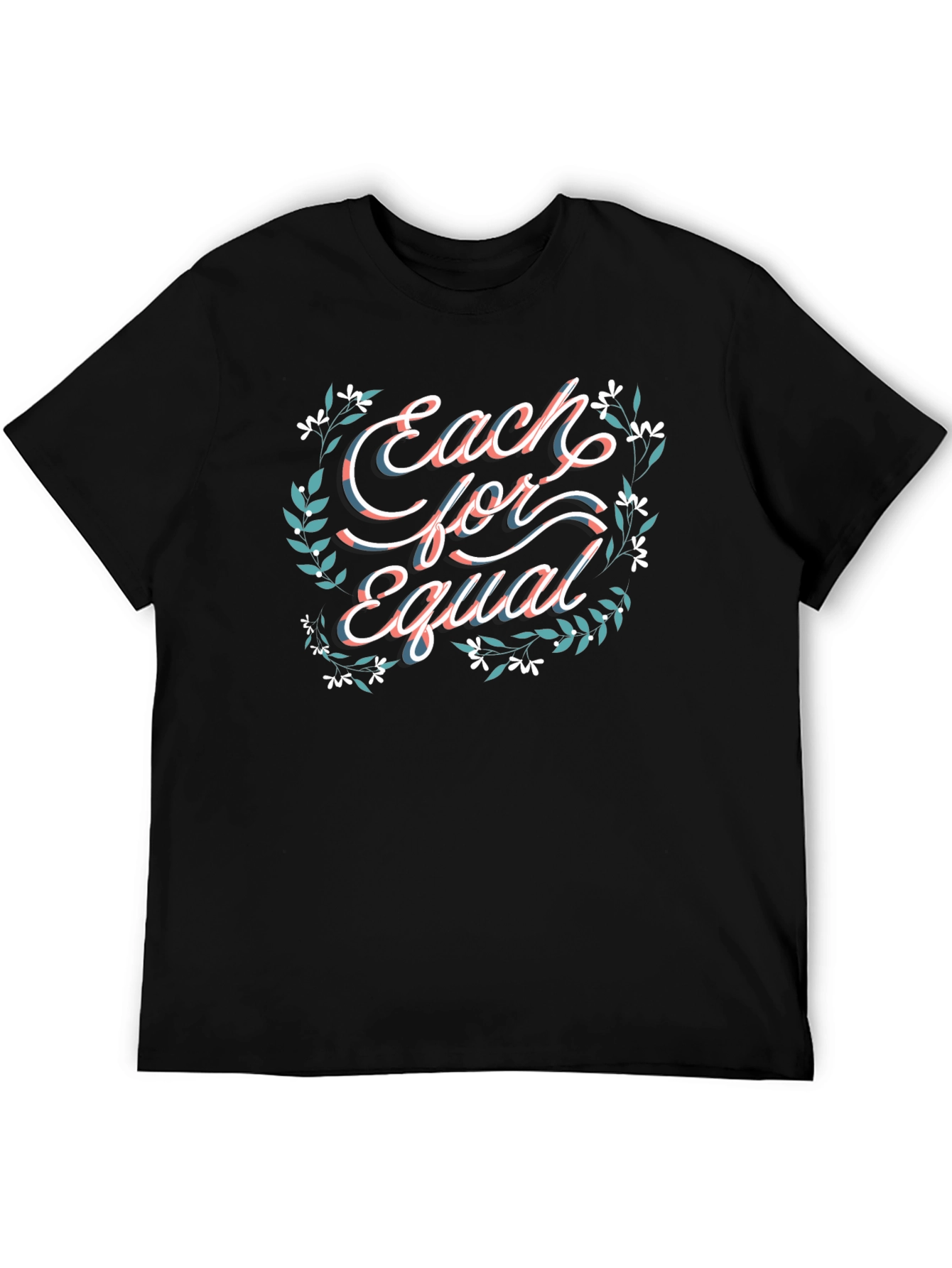 Each for Equal Floral Graphic T-Shirt
