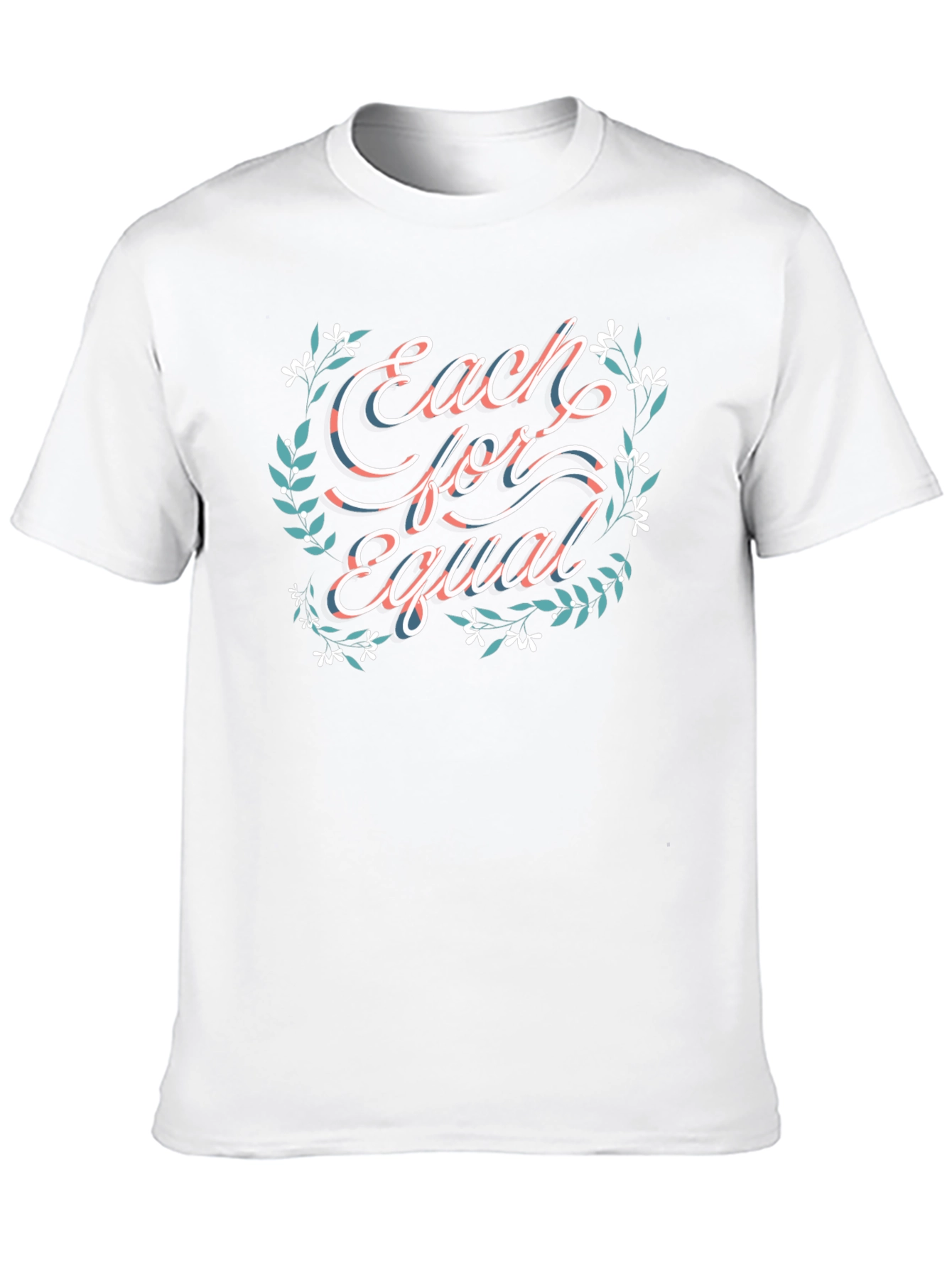 Each for Equal Floral Graphic T-Shirt