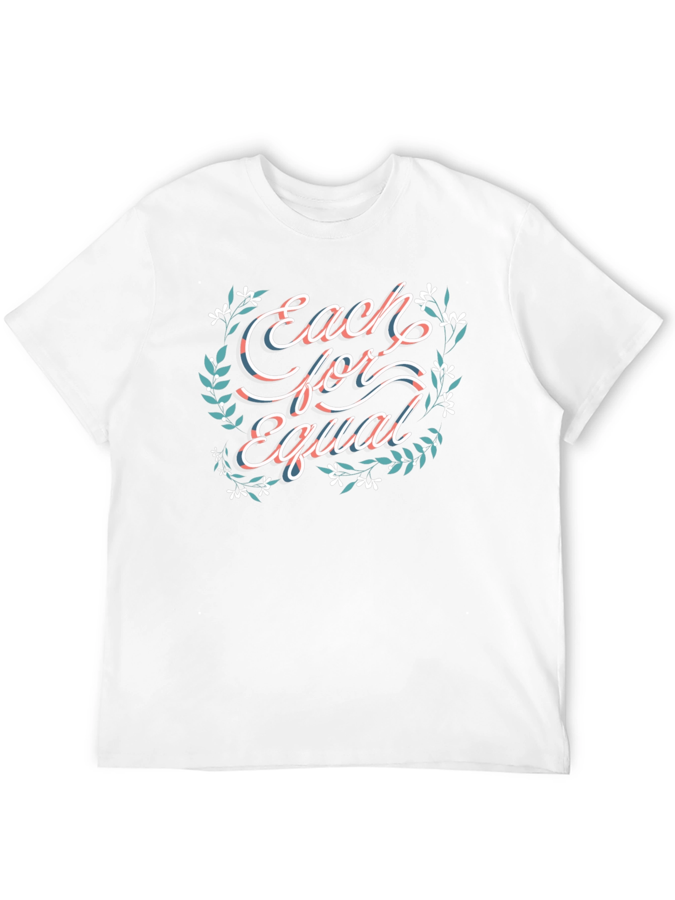 Each for Equal Floral Graphic T-Shirt