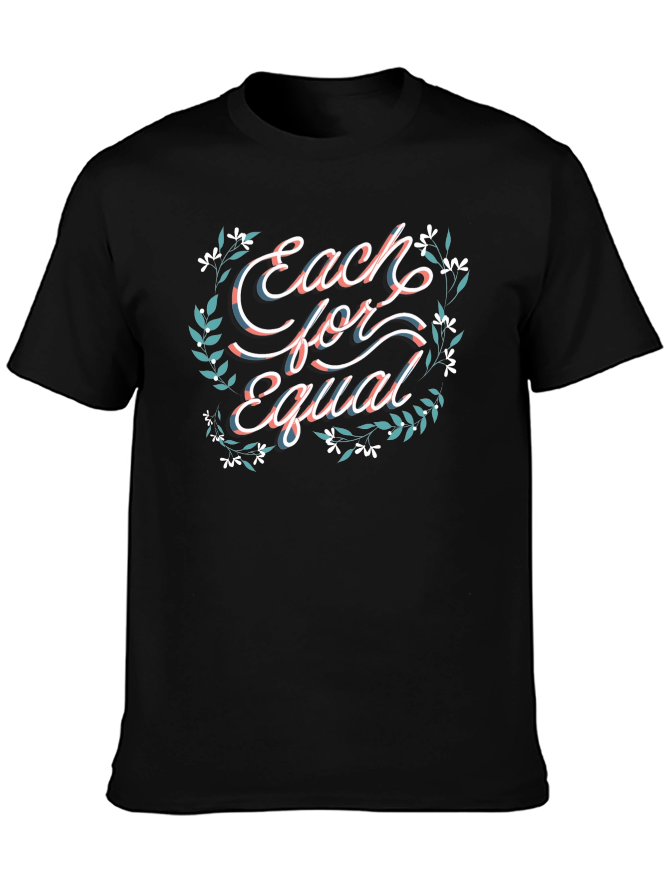Each for Equal Floral Graphic T-Shirt