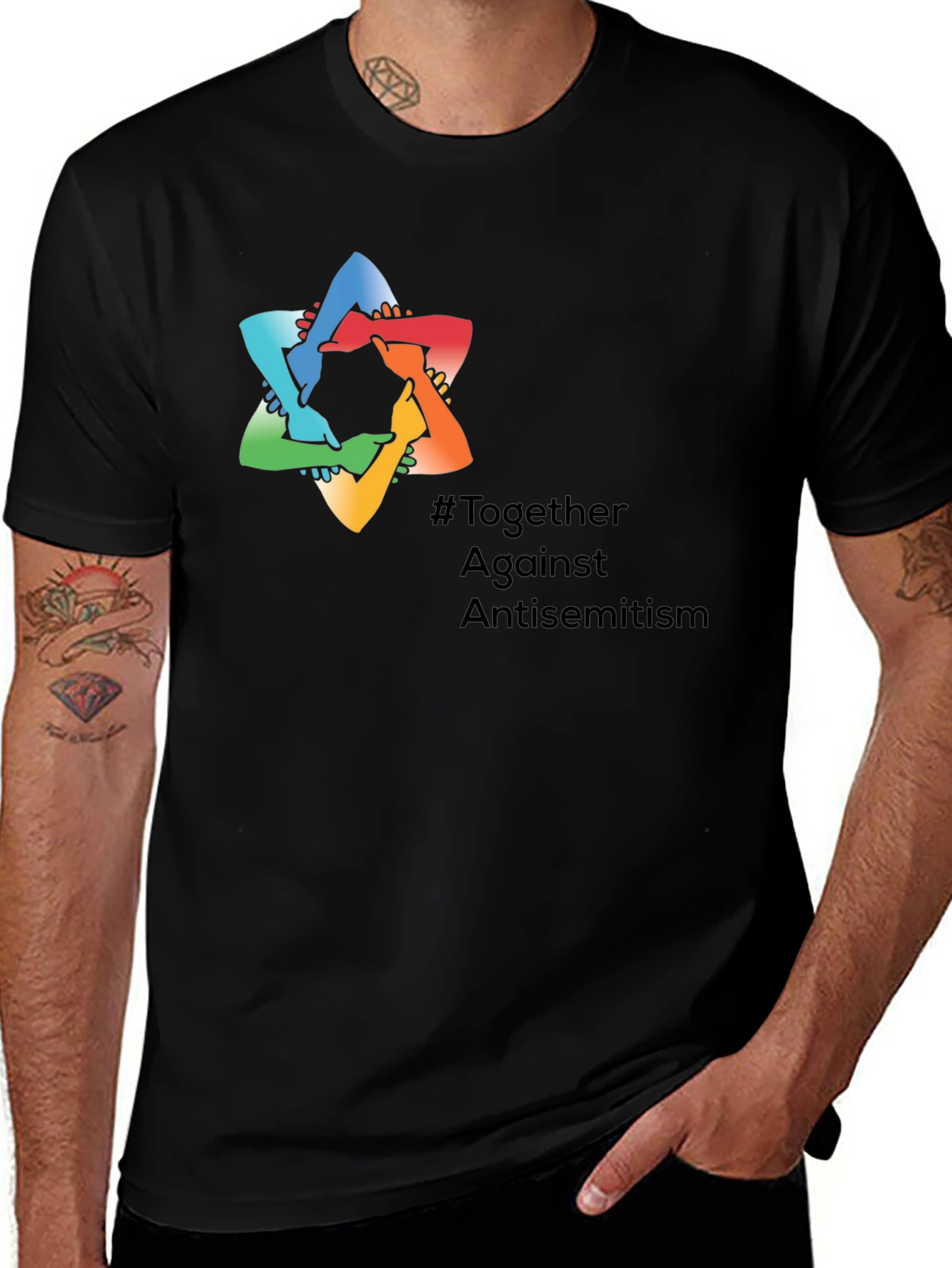 Together Against Antisemitism T-Shirt