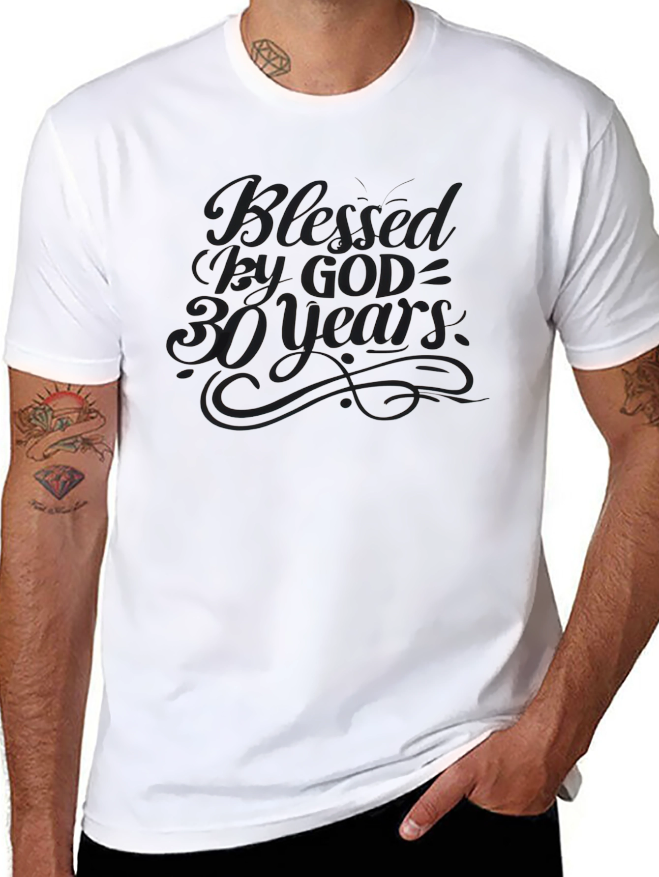 Blessed By God 30 Years T-Shirt