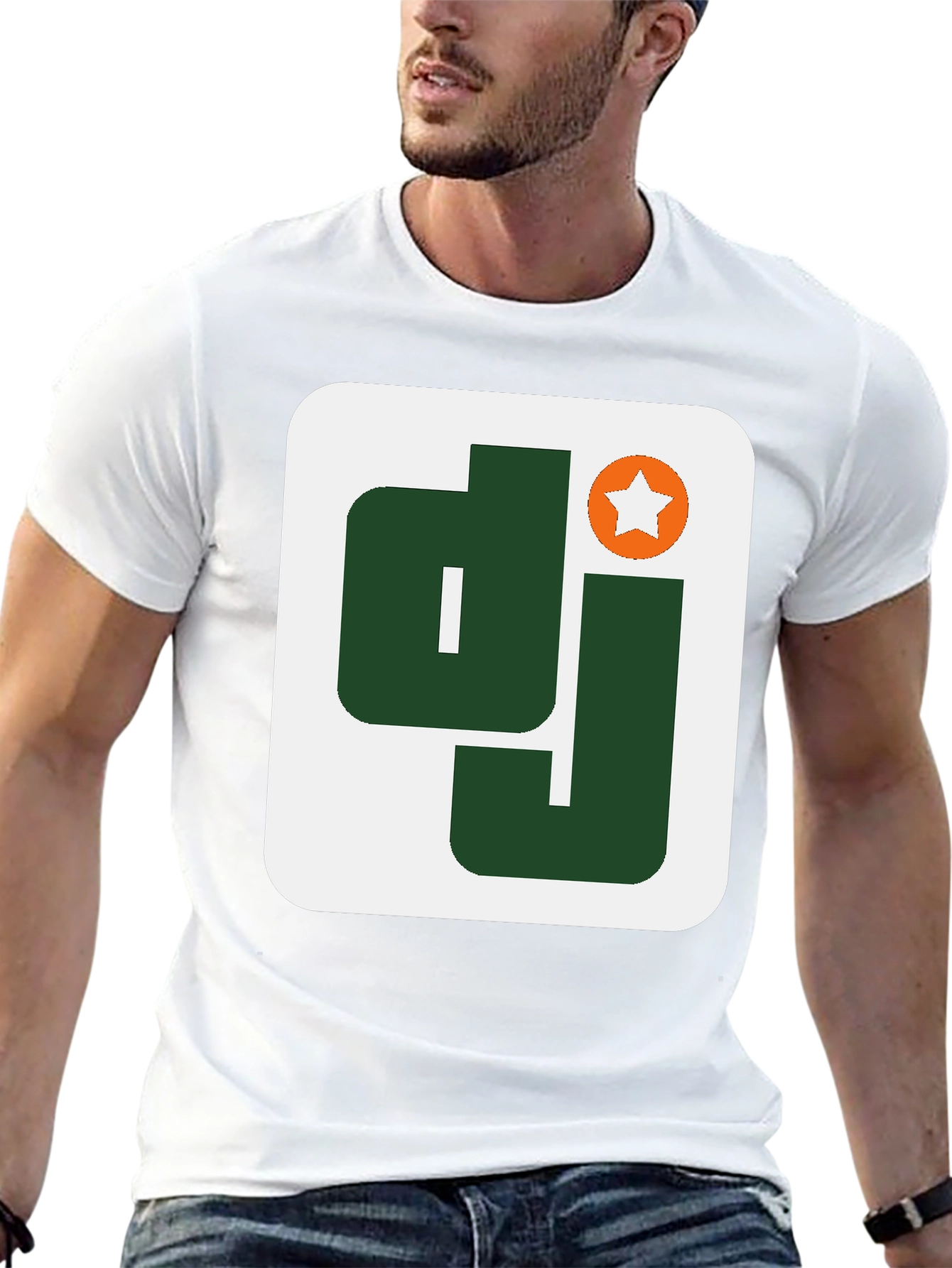 DJ Logo Black T-Shirt