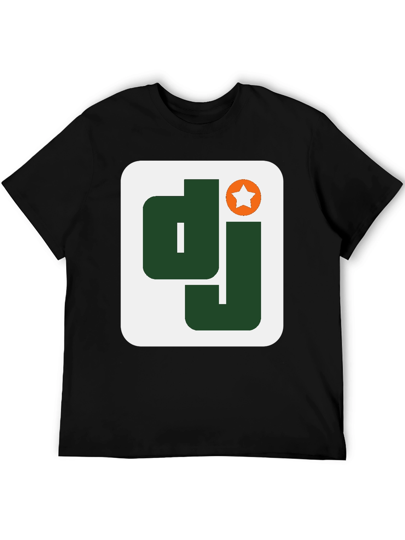 DJ Logo Black T-Shirt