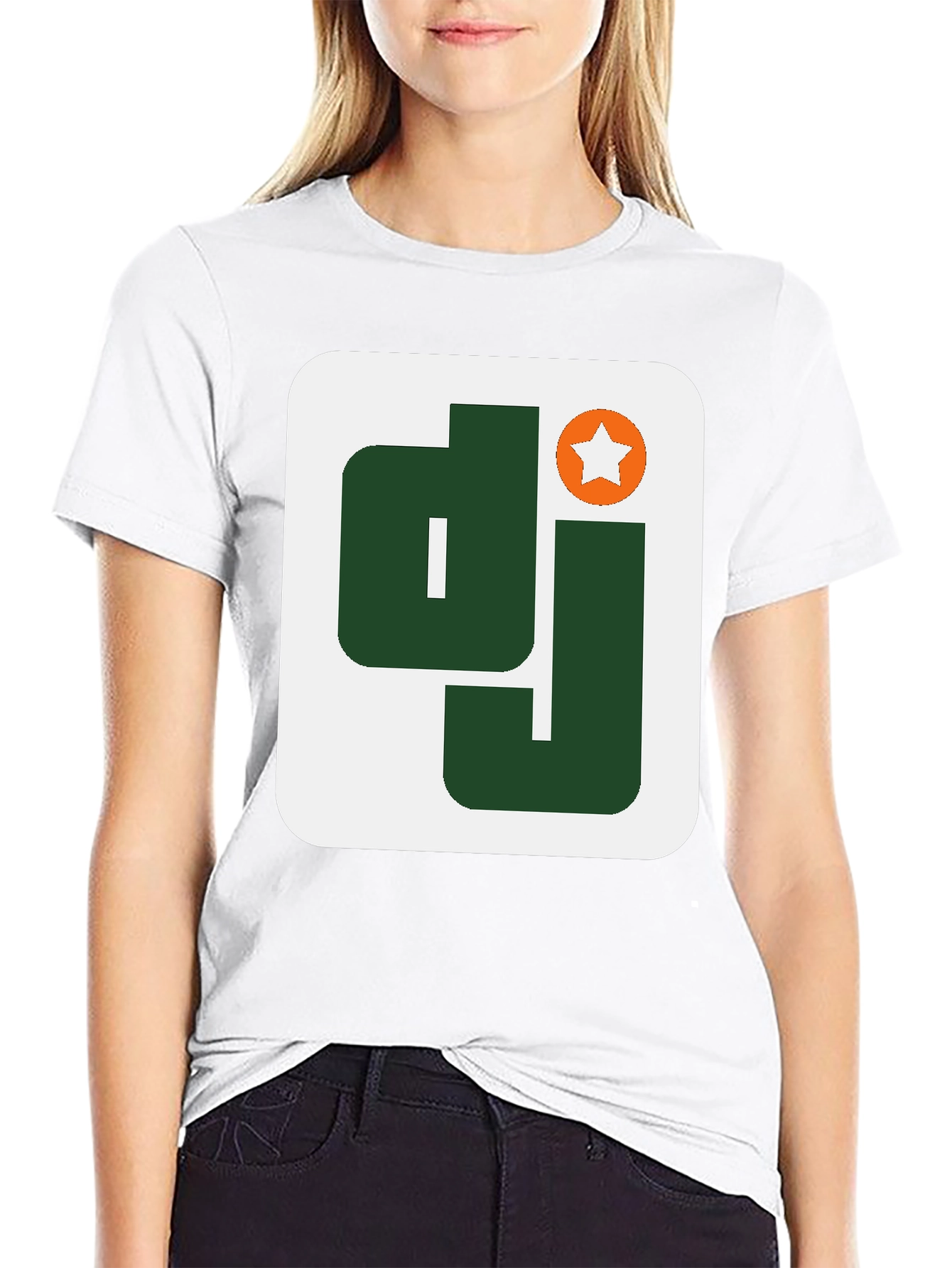 DJ Logo Black T-Shirt