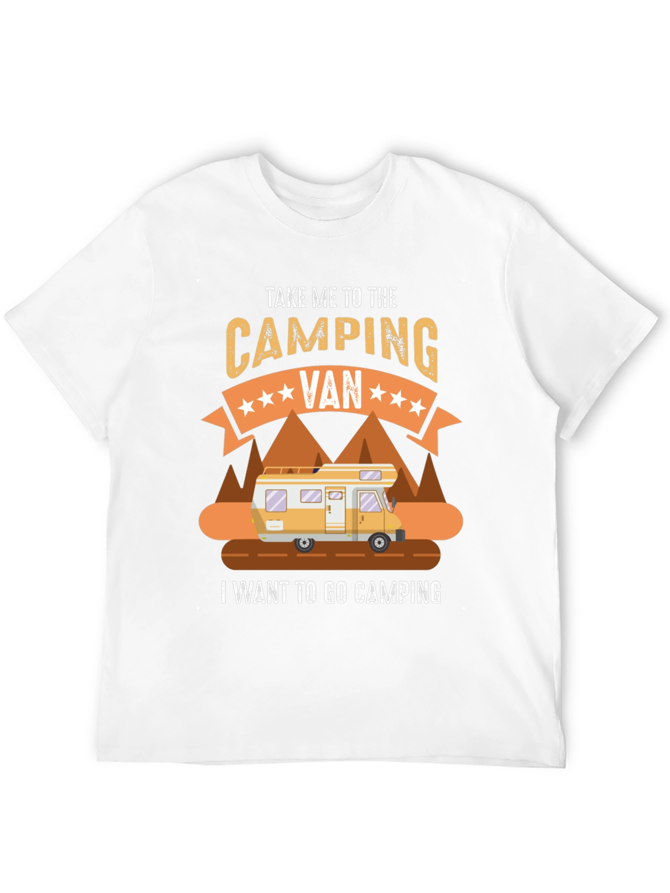 Camping Van T-Shirt: Take Me to Camping Adventure!
