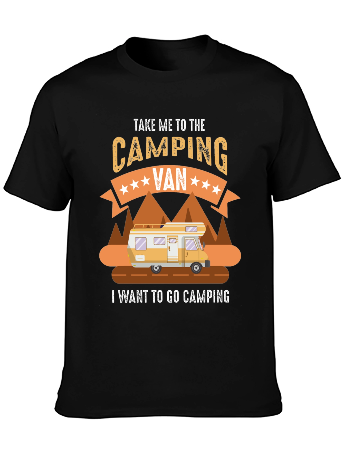 Camping Van T-Shirt: Take Me to Camping Adventure!