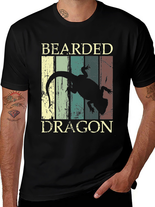 Bearded Dragon Vintage T-Shirt Reptile Lover Tee