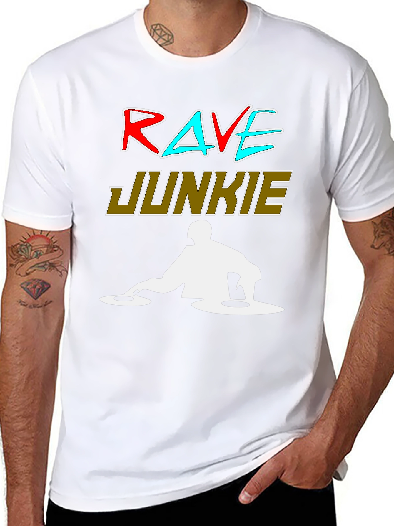 Rave Junkie DJ Graphic T-Shirt - EDM Party Apparel