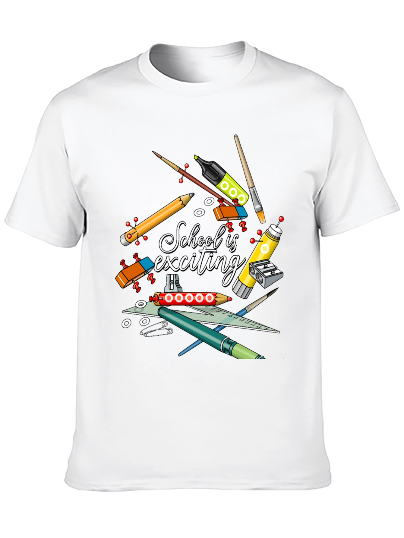 School is Exciting Graphic Tee