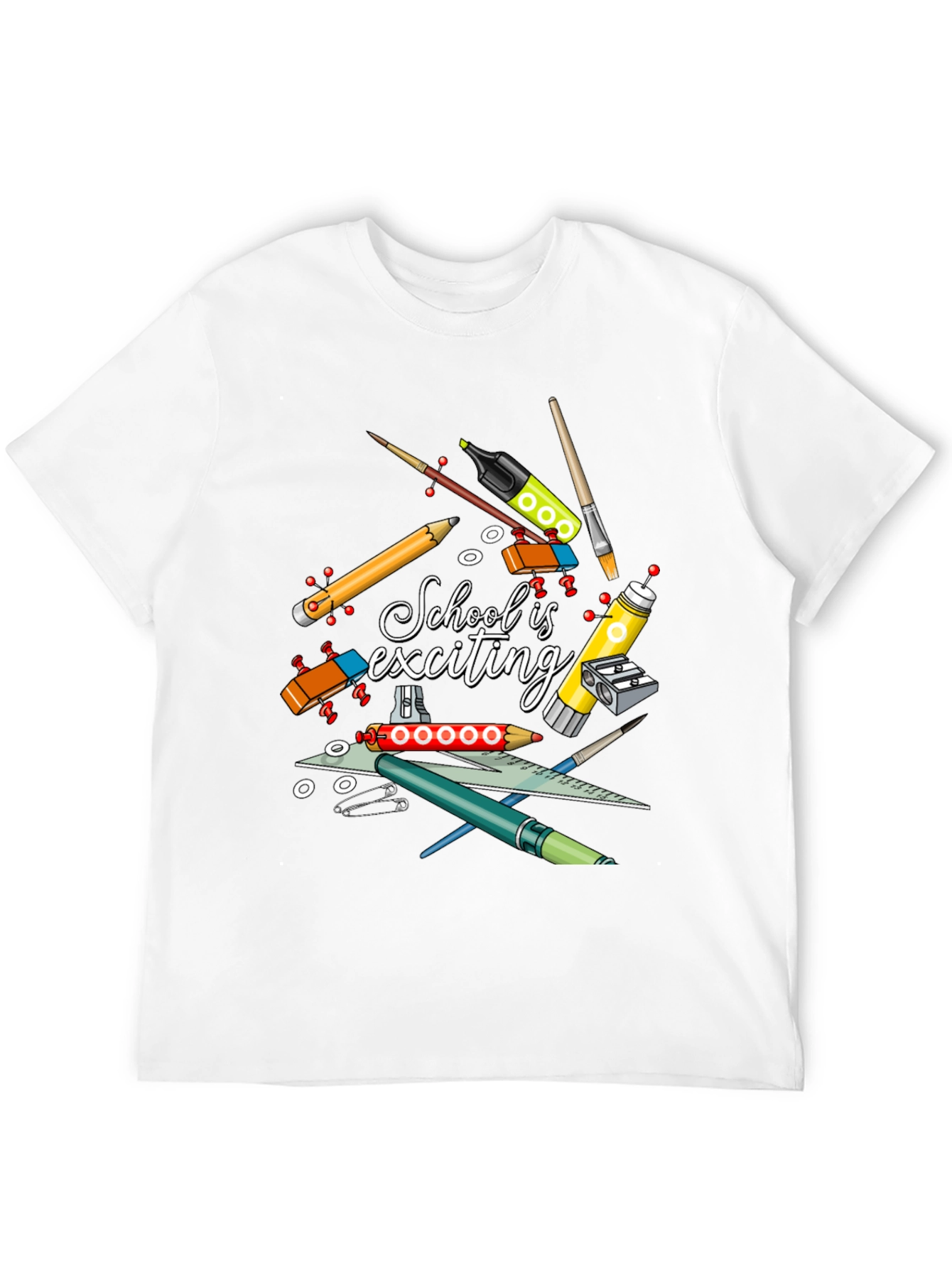 School is Exciting Graphic Tee
