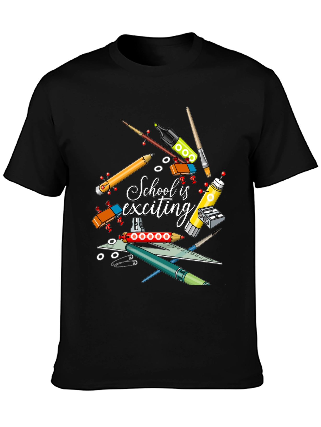 School is Exciting Graphic Tee