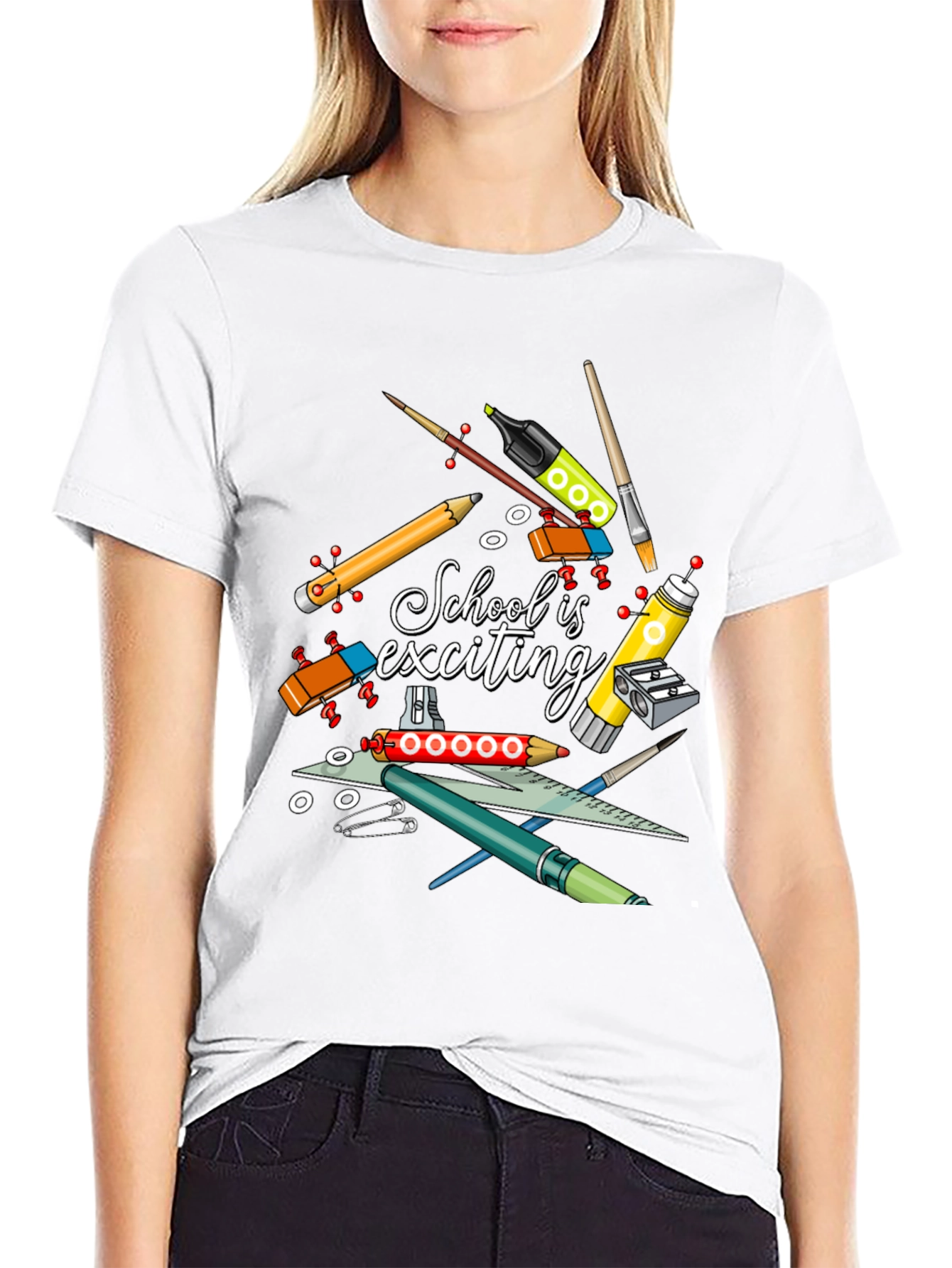 School is Exciting Graphic Tee