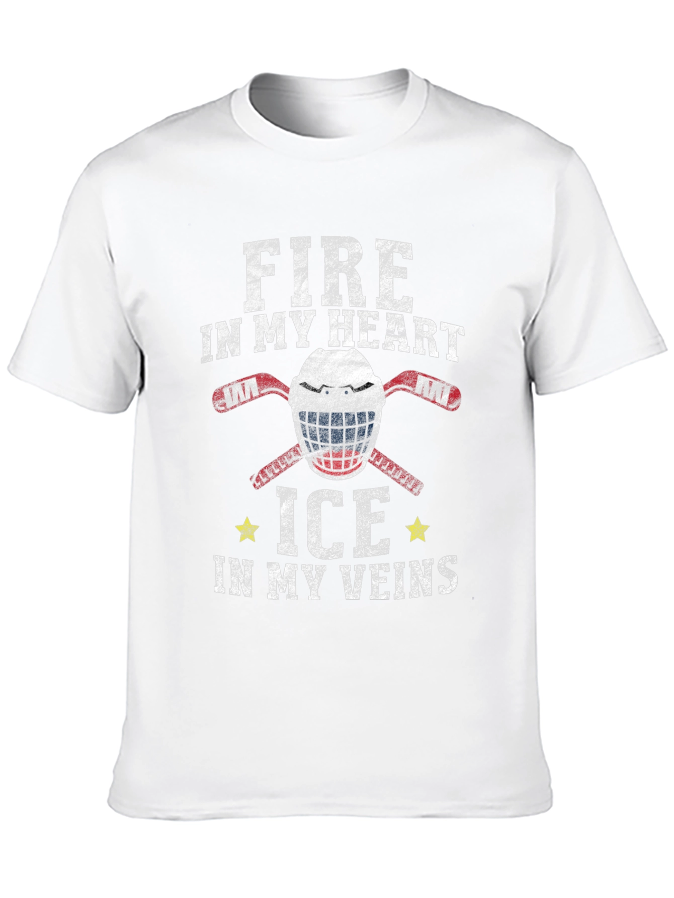 Fire In My Heart Hockey Graphic Tee