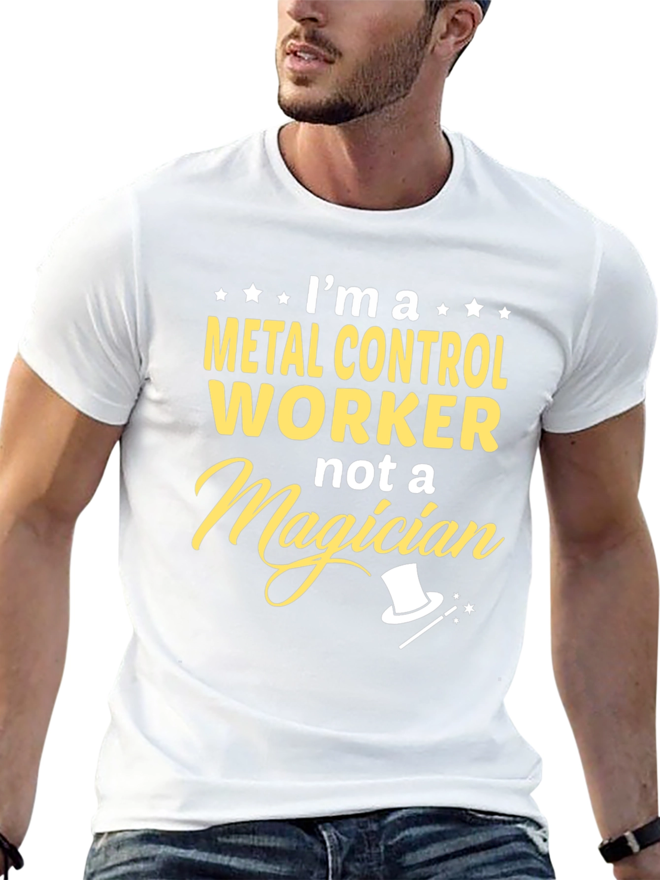 Metal Control Worker T-Shirt - Funny Profession Tee