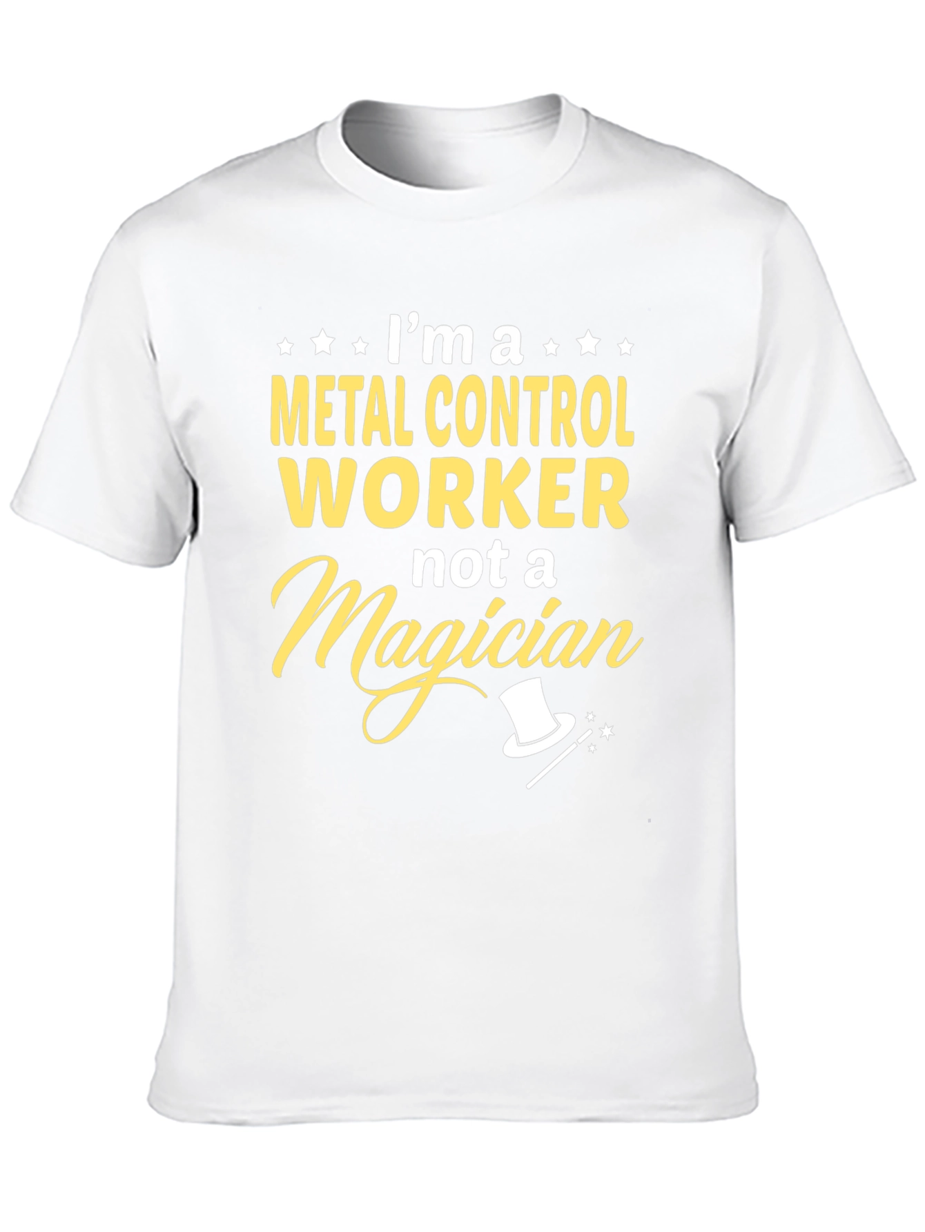 Metal Control Worker T-Shirt - Funny Profession Tee