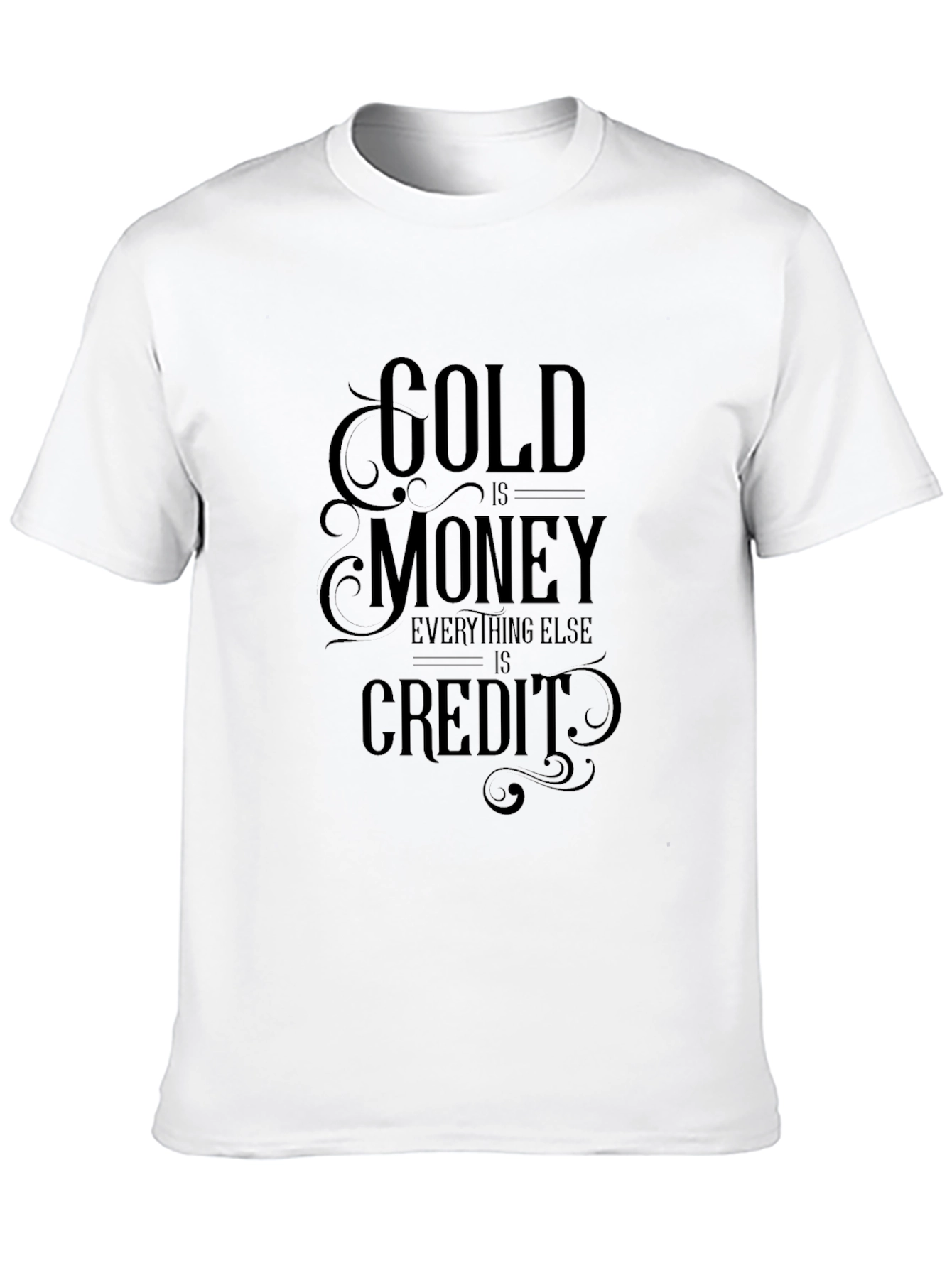 Gold is Money Graphic T-Shirt